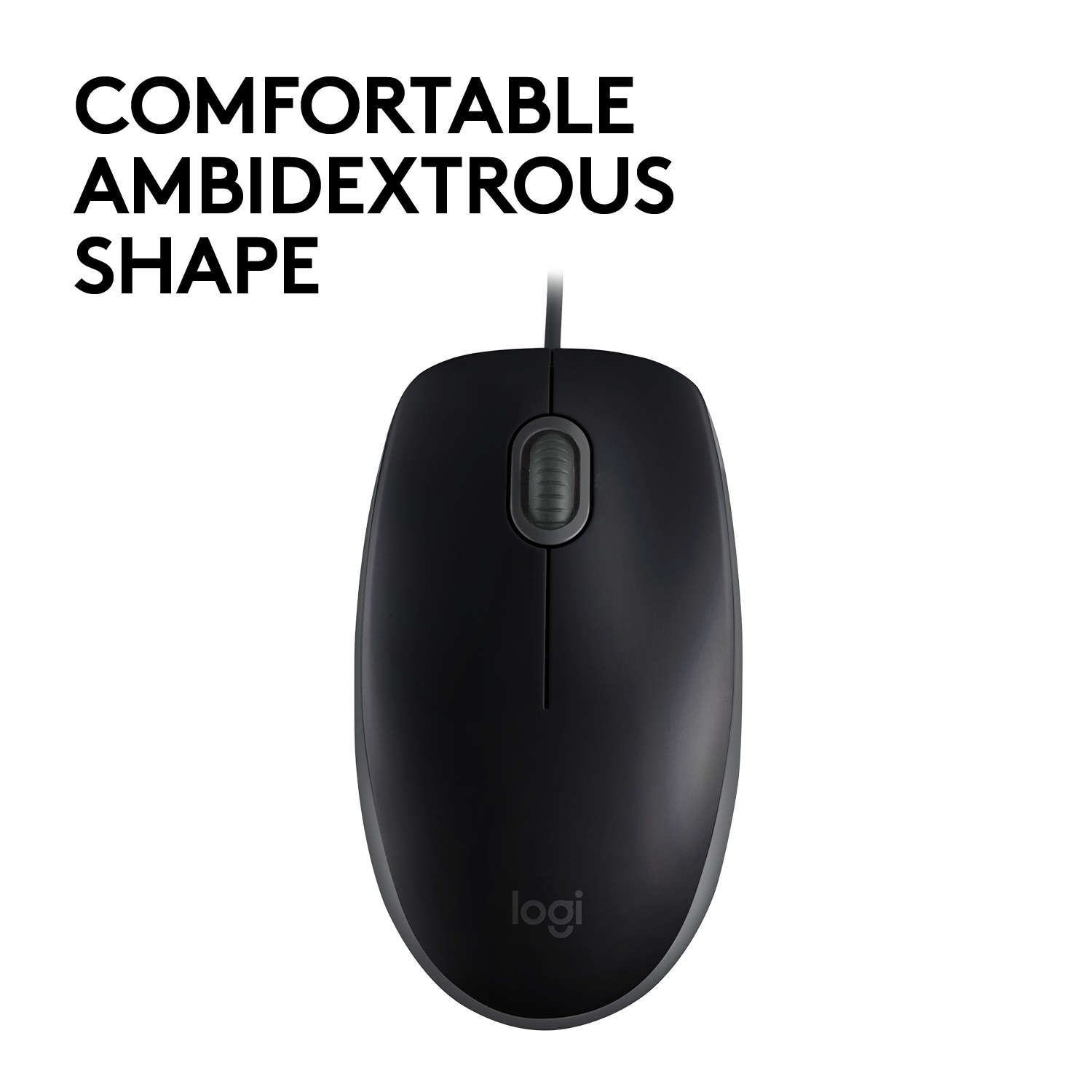 Logitech OEM B110 Mouse schwarz, USB