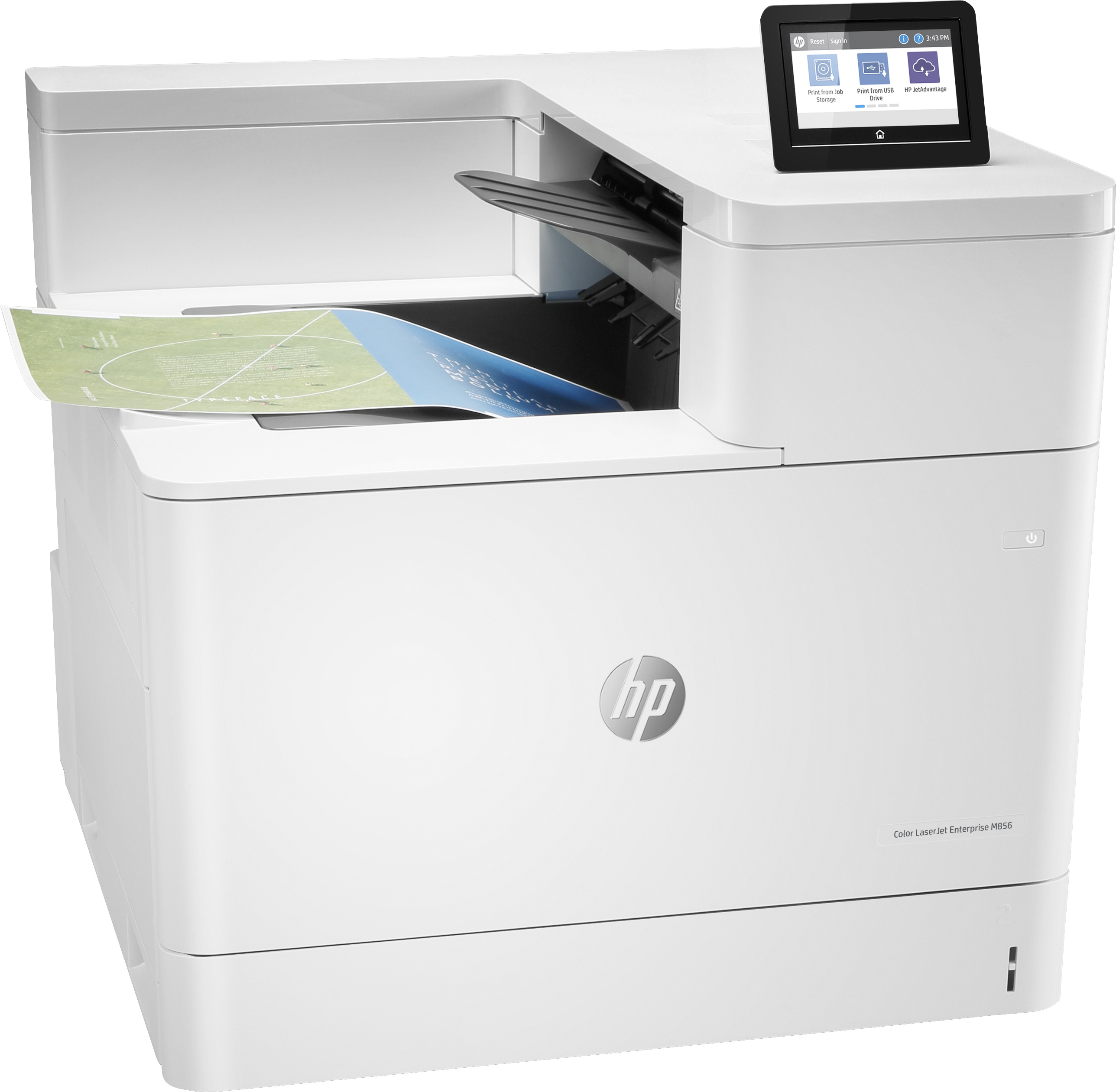 HP Color LaserJet Enterprise M856dn - Drucker - Farbe - Duplex - Laser - A3/Ledger - 1200 x 1200 dpi