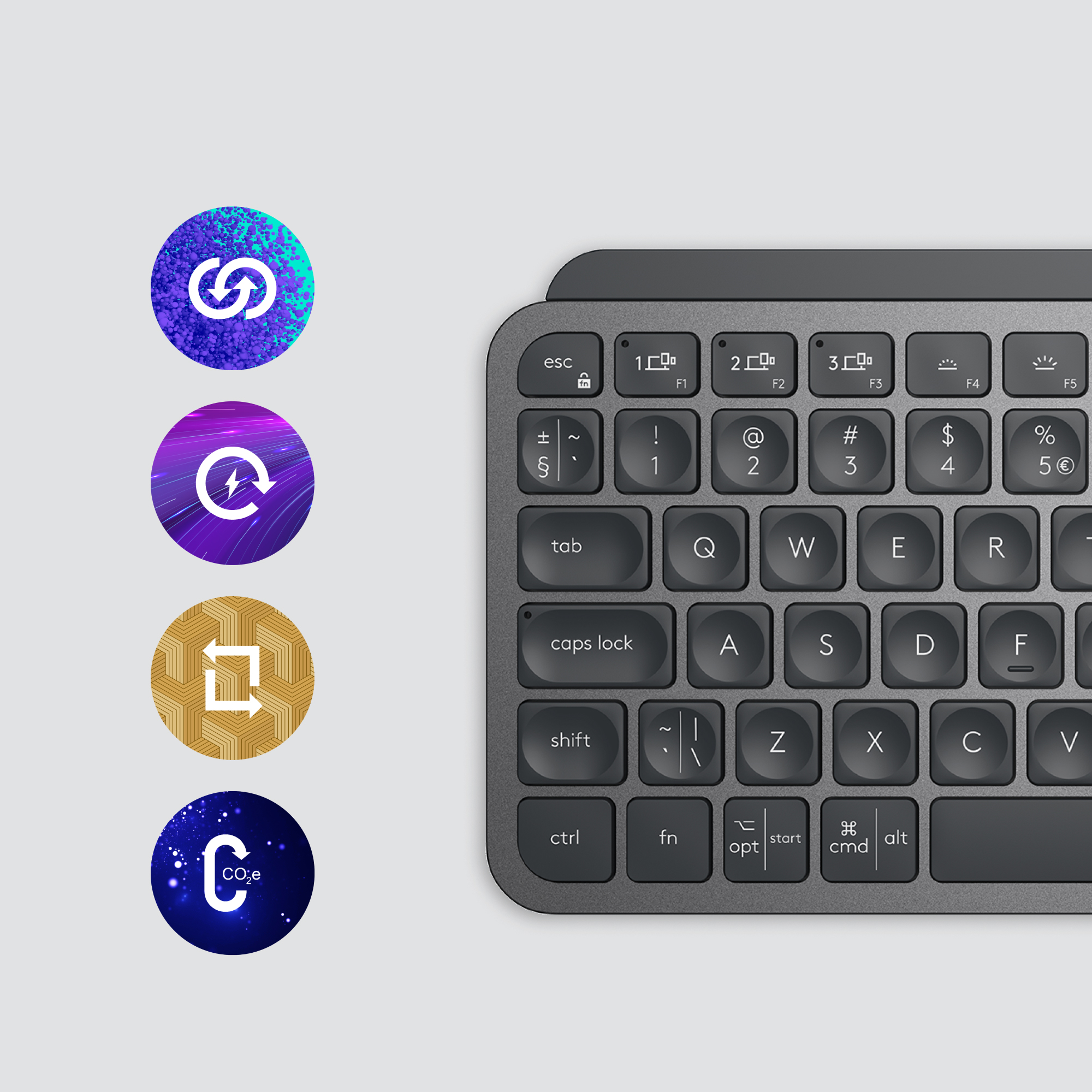 Logitech MX Keys Mini - Tastatur - hinterleuchtet