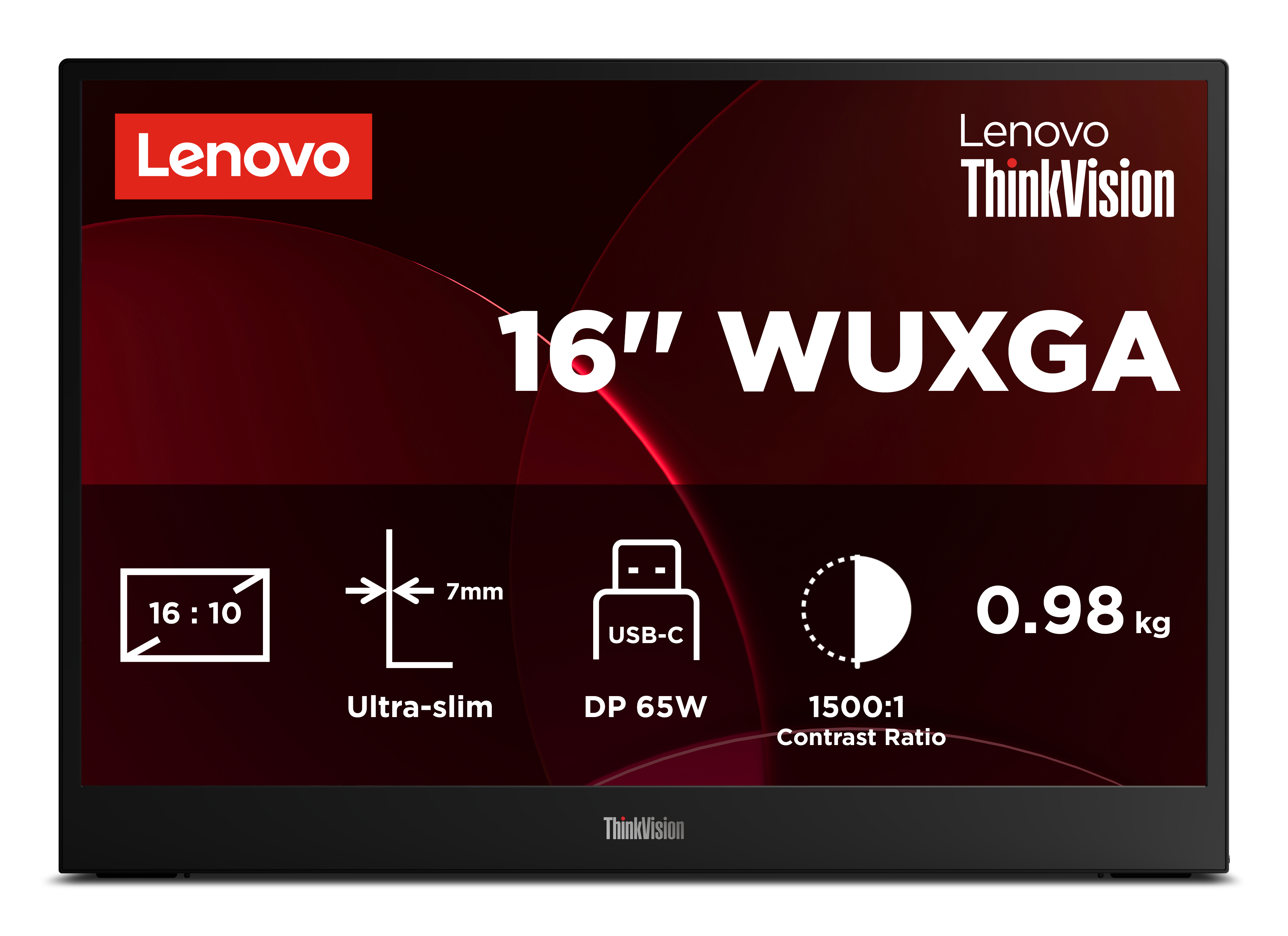 B-WARE - Lenovo ThinkVision M16 - LED-Monitor - 40.6 cm (16")