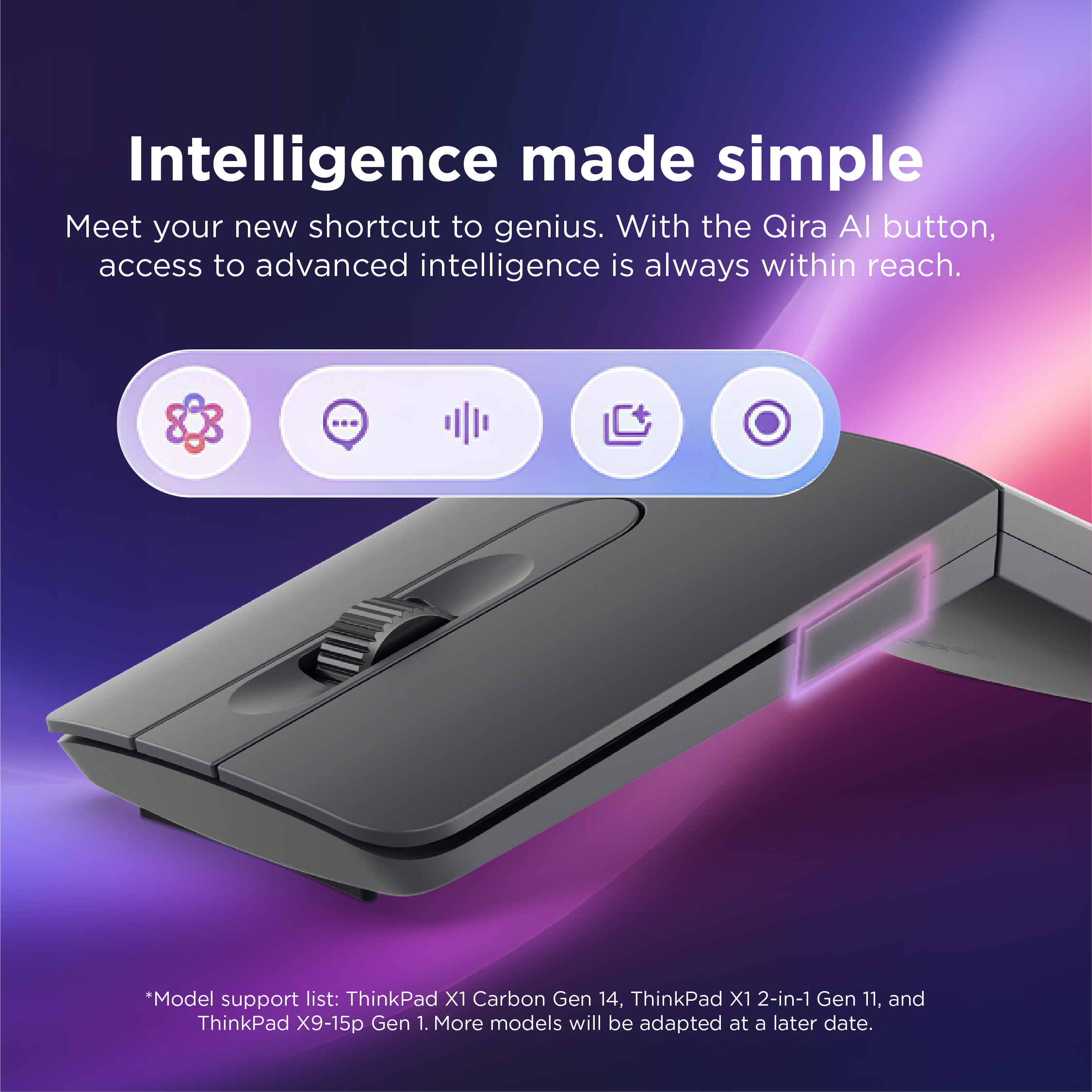 Lenovo ThinkPad - Aura Edition - Maus - Präsentator