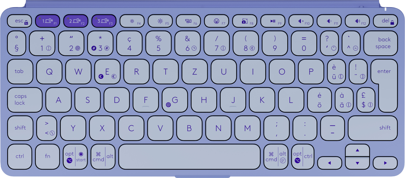 Logitech Keys-To-Go 2 - Tastatur - eingebaute