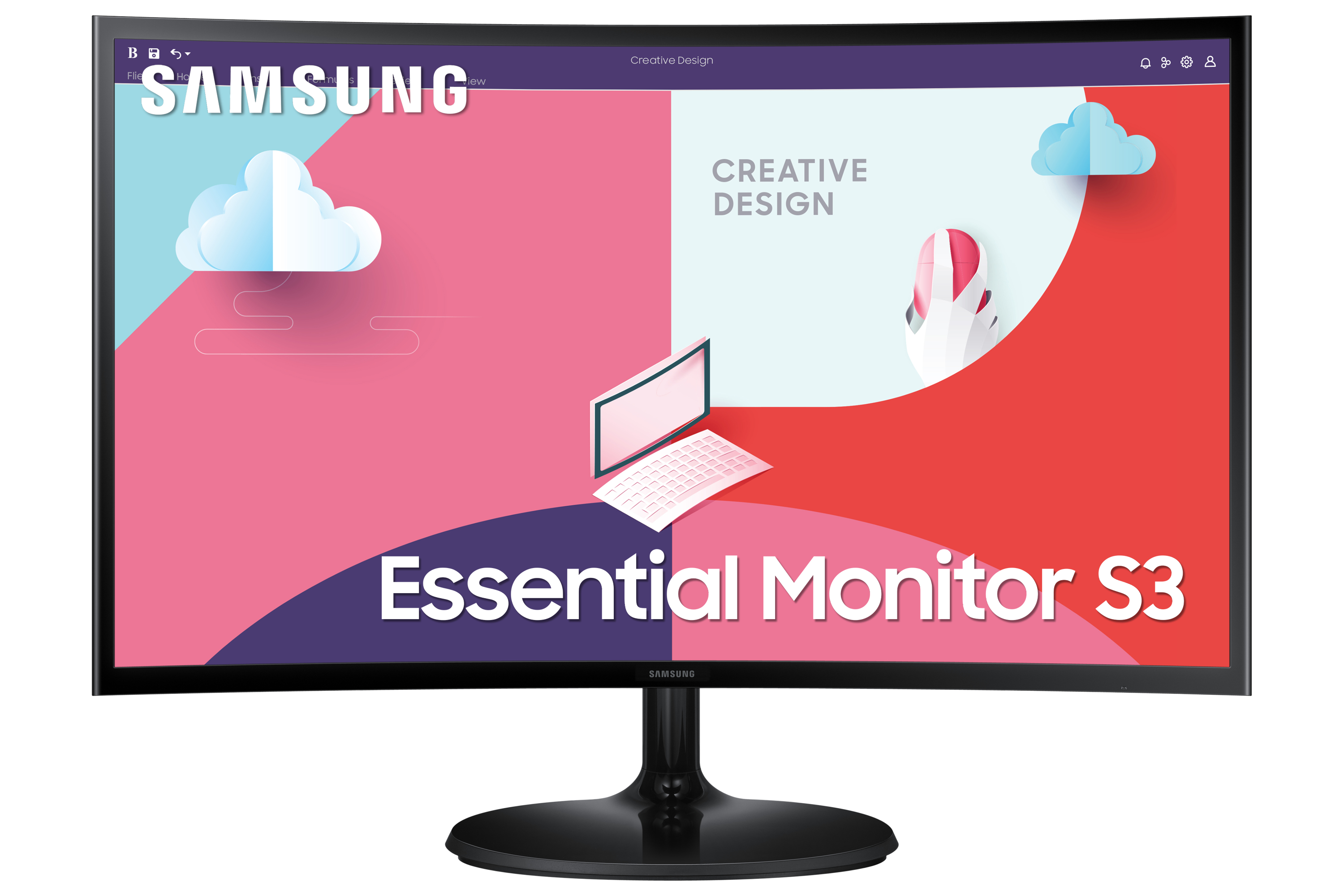 Samsung S36C Series S24C364EAU Curved-Monitor 61cm (24") Full HD, VA, 4ms, HDMI, VGA