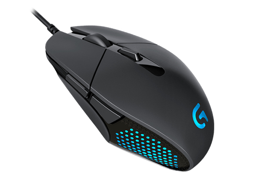 Logitech G G302, Beidhändig, USB Typ-A, 4000 DPI, Schwarz