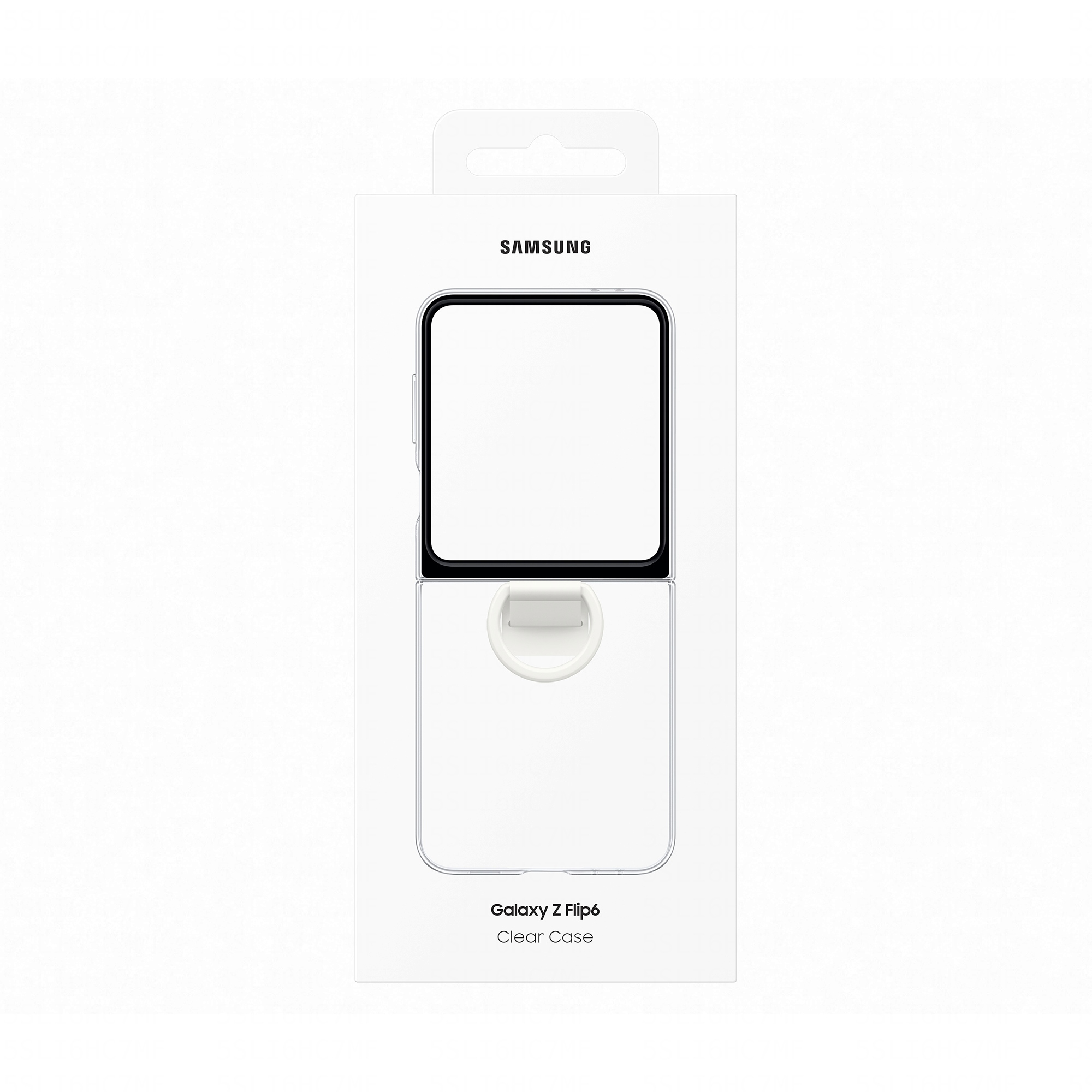 Samsung EF-QF741CTEGWW, Cover, Samsung, Galaxy Z Flip6, 17 cm (6.7"), Transparent