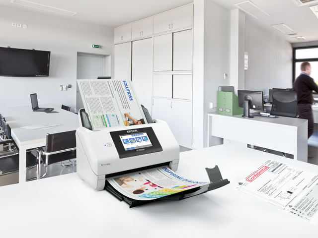 Epson WorkForce DS-790WN - Dokumentenscanner - Duplex - A4/Legal - 600 dpi x 600 dpi - bis zu 45 Sei