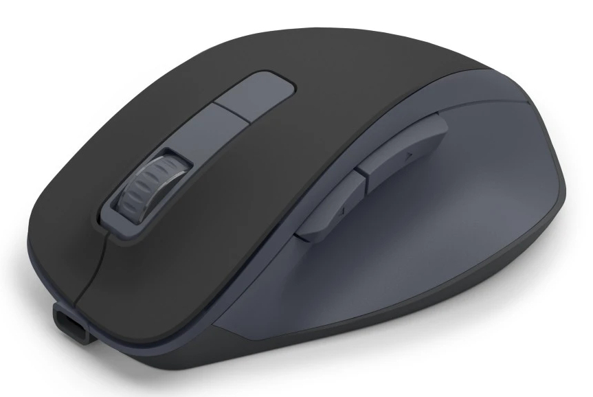 Hama WM-500 - Maus - Silent Click - ergonomisch - Für Rechtshänder - optisch - 6 Tasten - kabellos -
