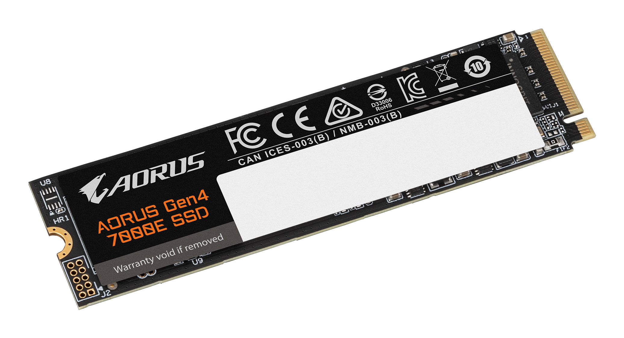 Gigabyte AORUS Gen4 7000E - SSD - 2 TB - intern - M.2 2280 - PCIe 4.0 x4 (NVMe)