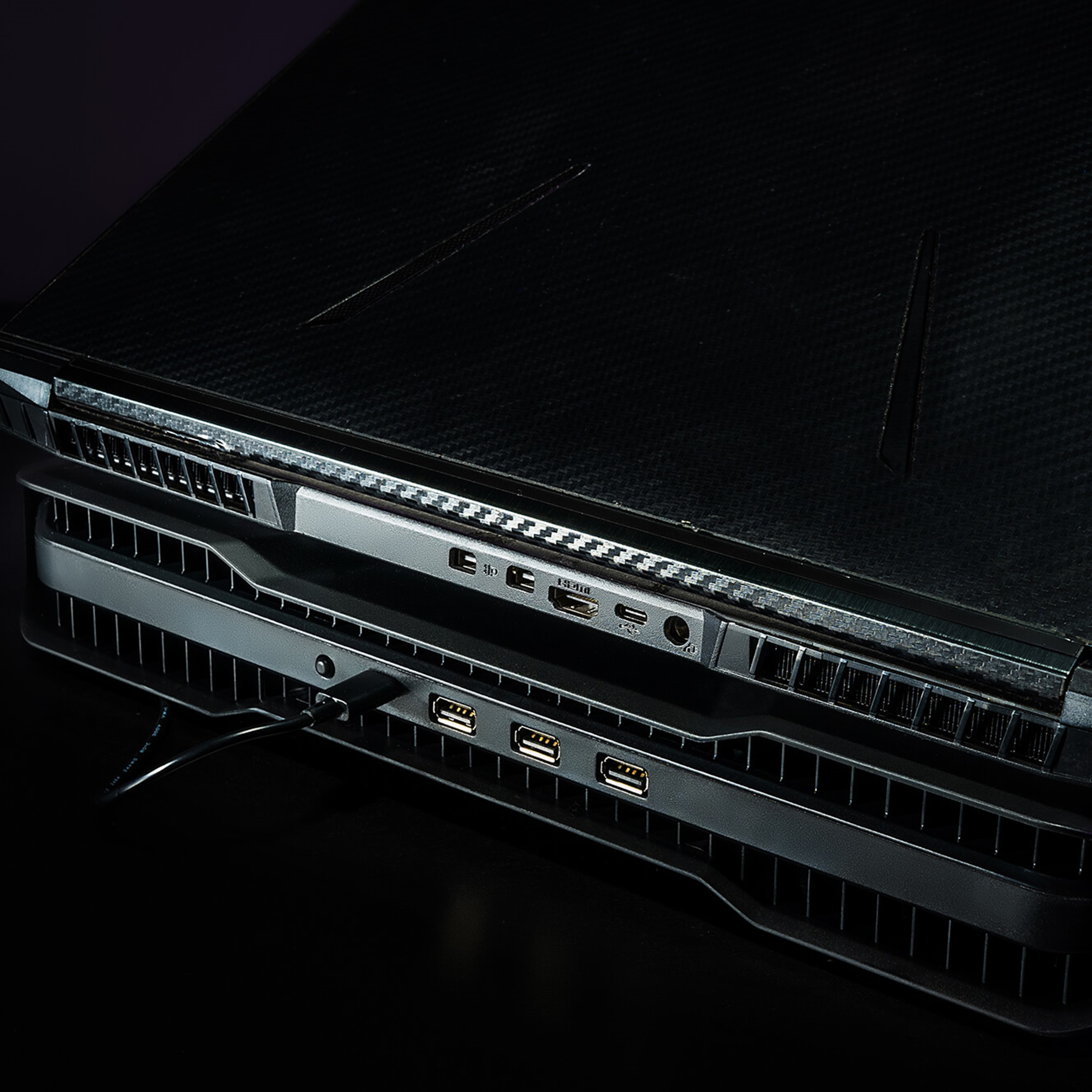 Cooler Master Notepal X150 Spectrum - Notebook-Lüfter - mit 4-Port-USB-Hub - 43.2 cm (17")