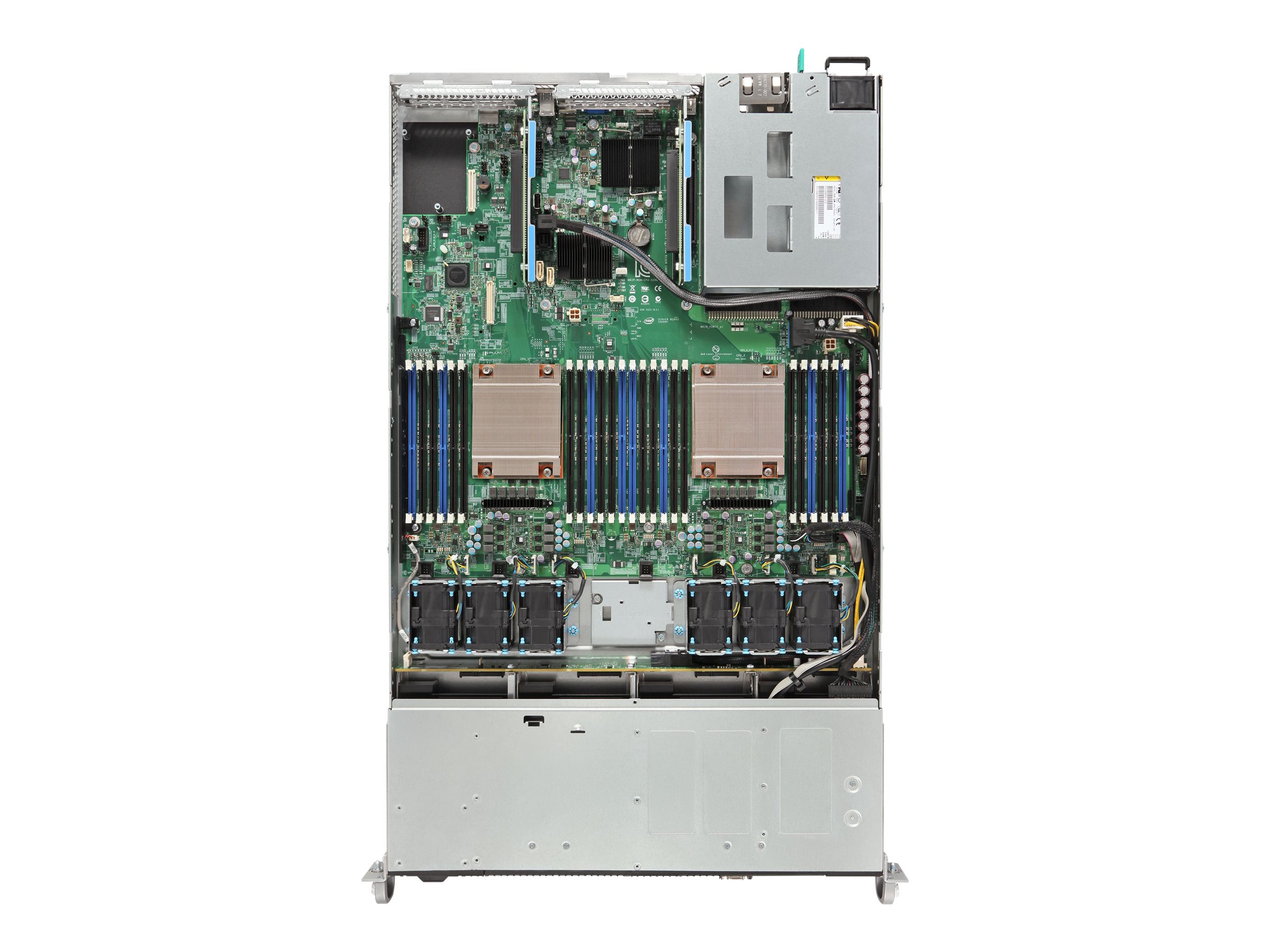 Intel Server System R1304WT2GSR - Server - Rack-Montage - 1U - zweiweg - keine CPU - RAM 0 GB - SATA