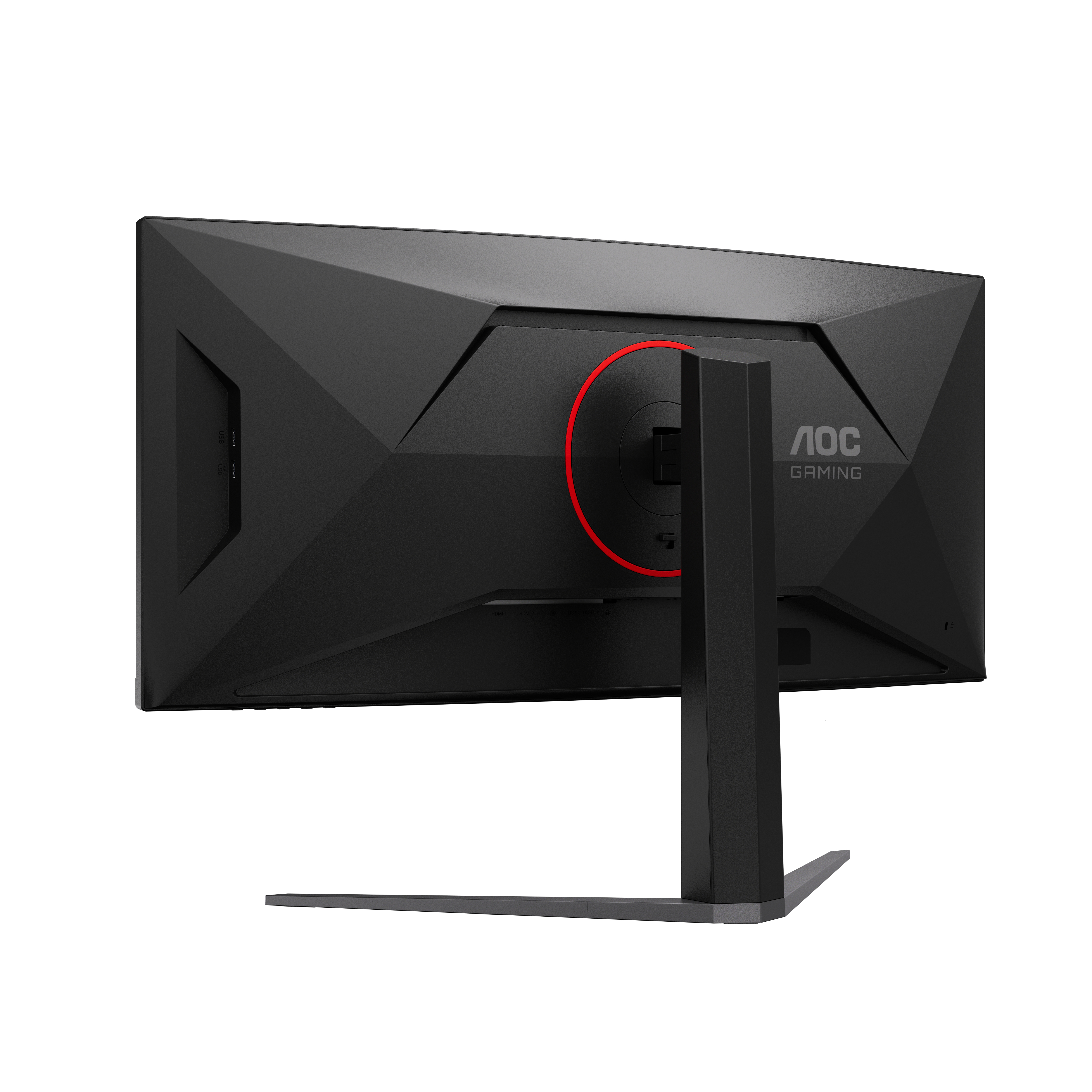 AOC G4 CU34G4CA, 86,4 cm (34"), 3440 x 1440 Pixel, Wide Quad HD, 1 ms, Schwarz, Rot