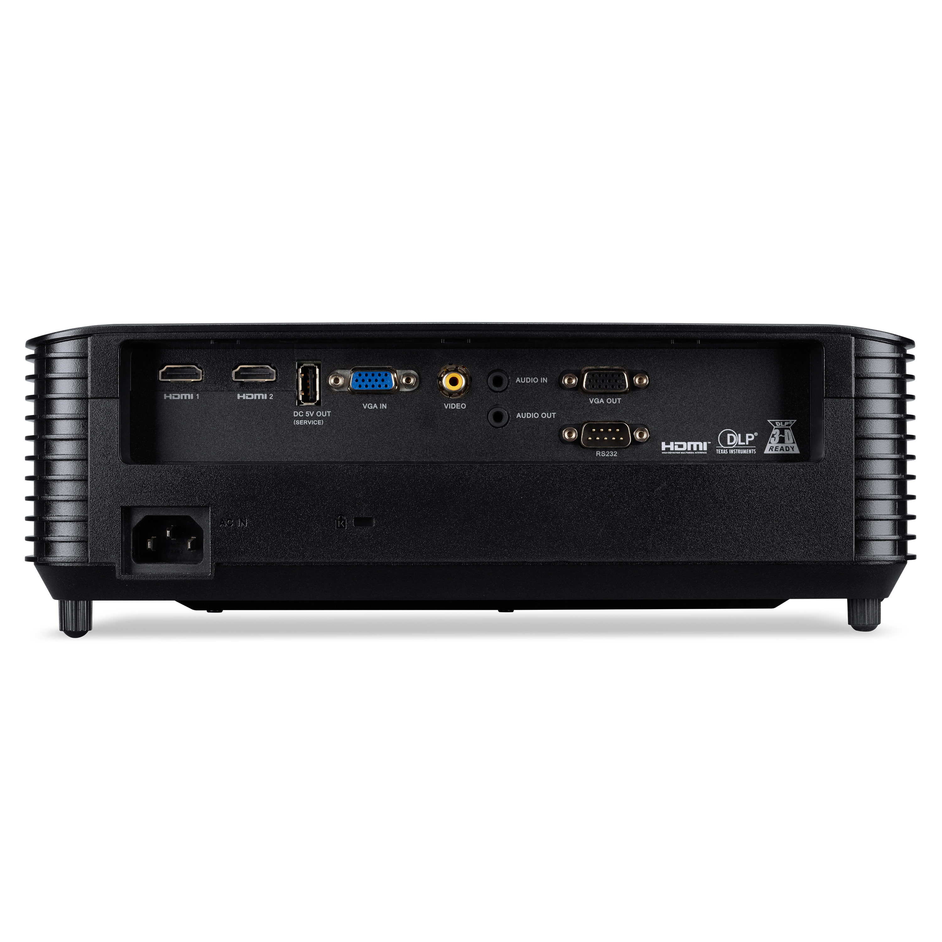 Acer X1328AF - DLP-Projektor - tragbar - 3D - 5000 ANSI-Lumen - WXGA (1280 x 800)