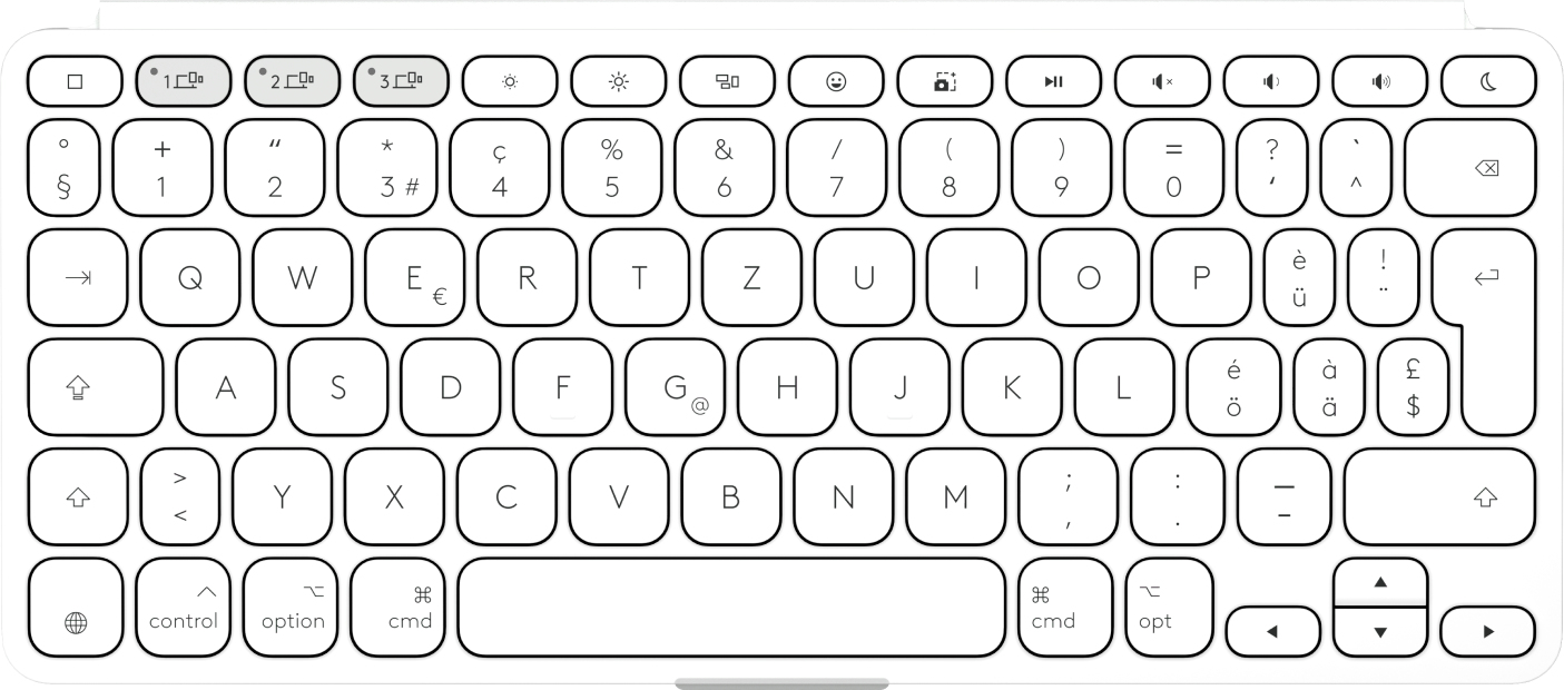 Logitech Keys-To-Go 2 for iPad - Tastatur - eingebaute