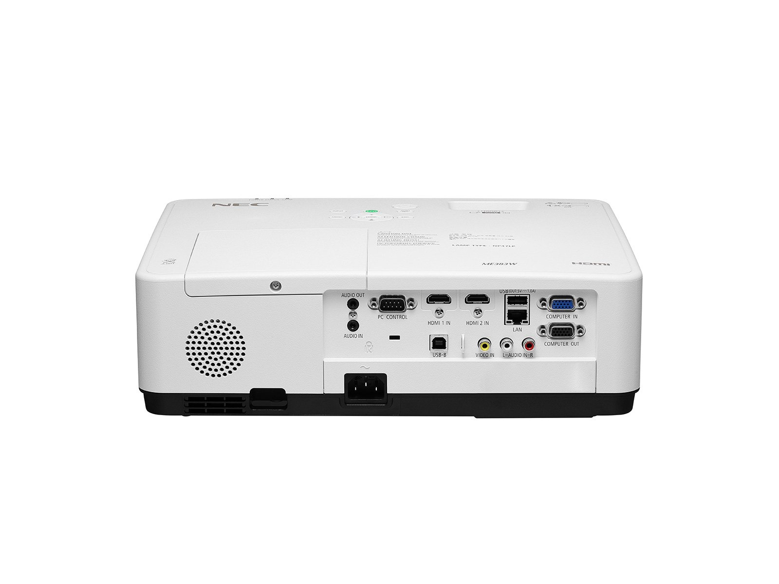 NEC Display ME383W, 3800 ANSI Lumen, 3LCD, WXGA (1280x800), 16000:1, 16:10, 762 - 7620 mm (30 - 300"