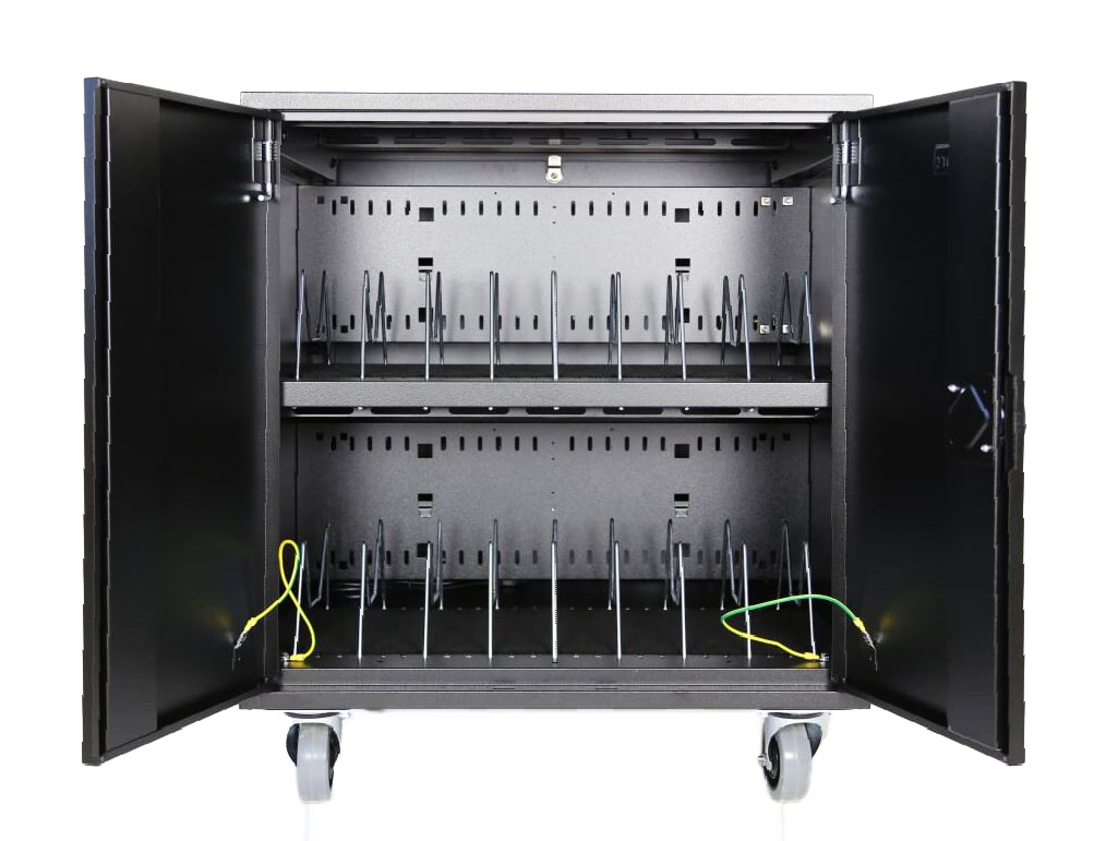 Acer Leba NoteCart Flex NCF-E-16-SC, Wagen zur Verwaltung tragbarer Geräte, Schwarz, Grau, Flur, Bod