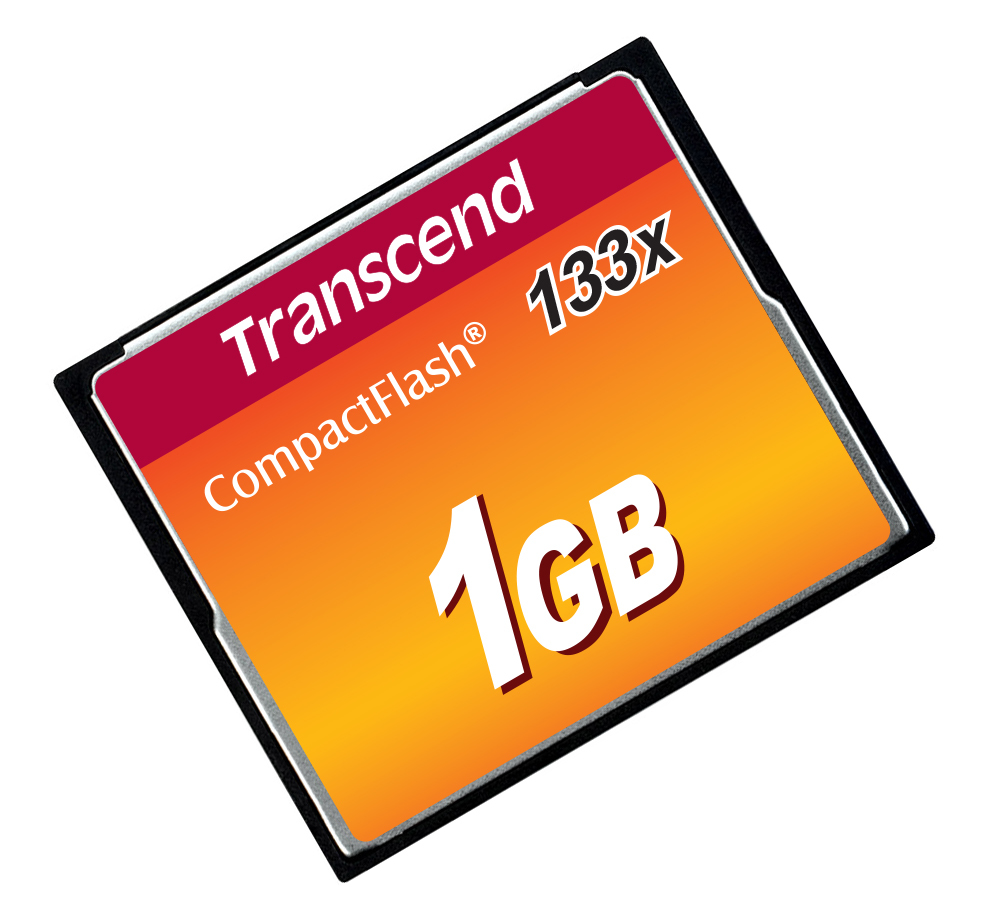 Transcend Flash-Speicherkarte - 1 GB - 133x