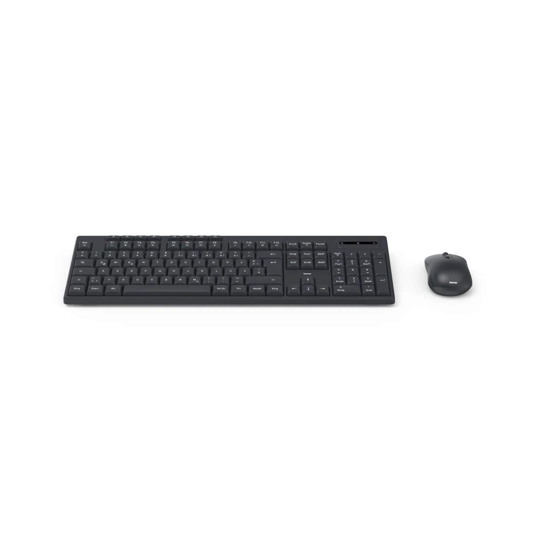 Hama WKM-200 - Tastatur-und-Maus-Set - 8 Medientasten