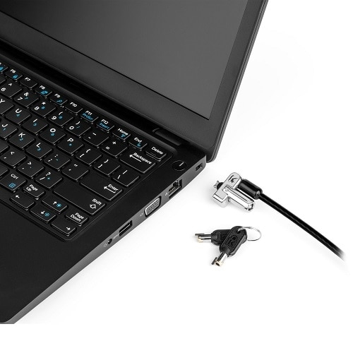 Dell N17, 1,8 m, Schlüssel, Karbonstahl, Schwarz, Silber