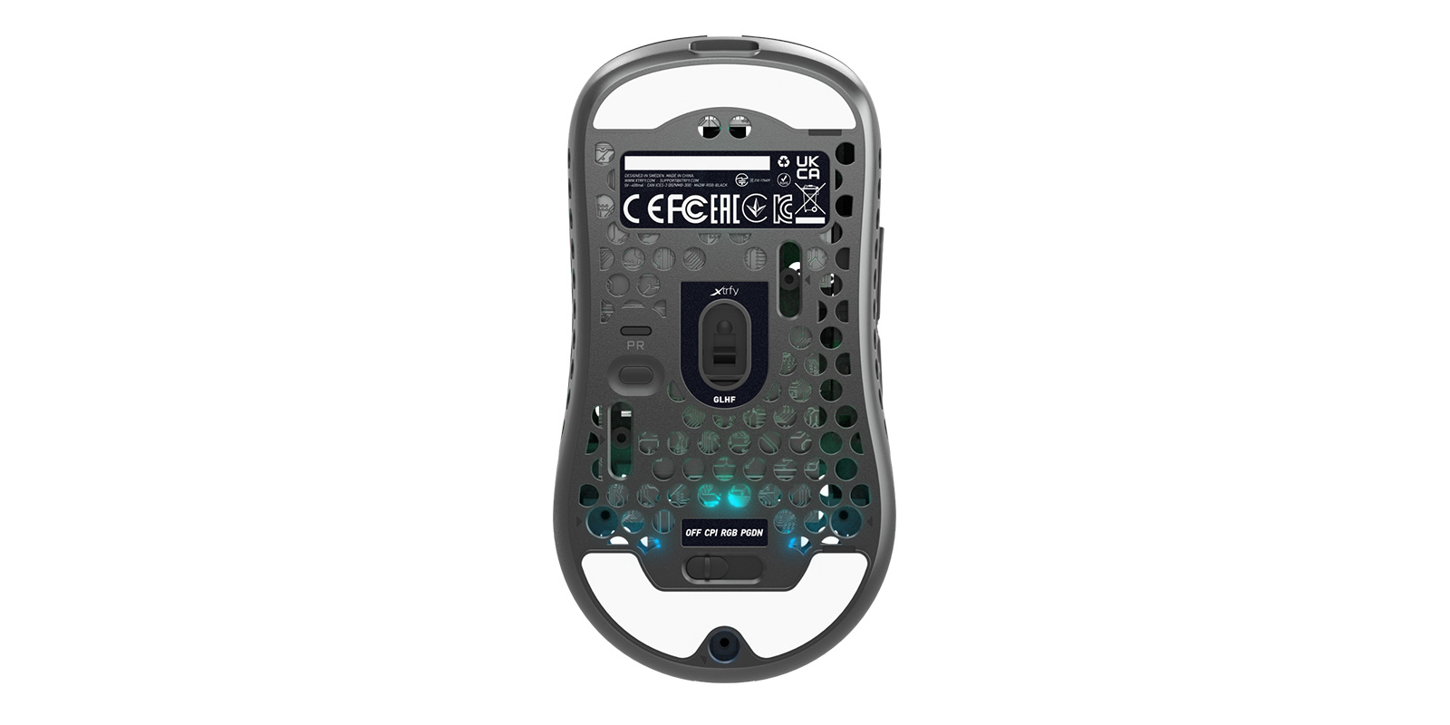Cherry Xtrfy M42 - Maus - optisch - kabellos - 2.4 GHz - kabelloser Empfänger (USB)