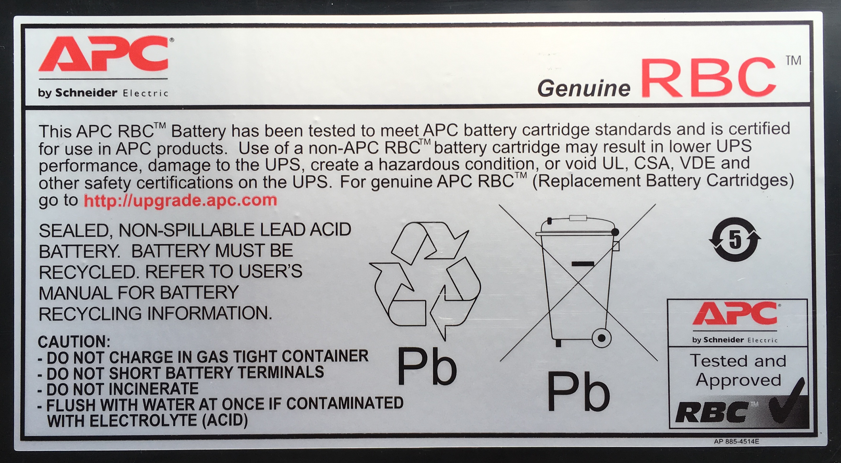 APC RBC43 Ersatzbatterie