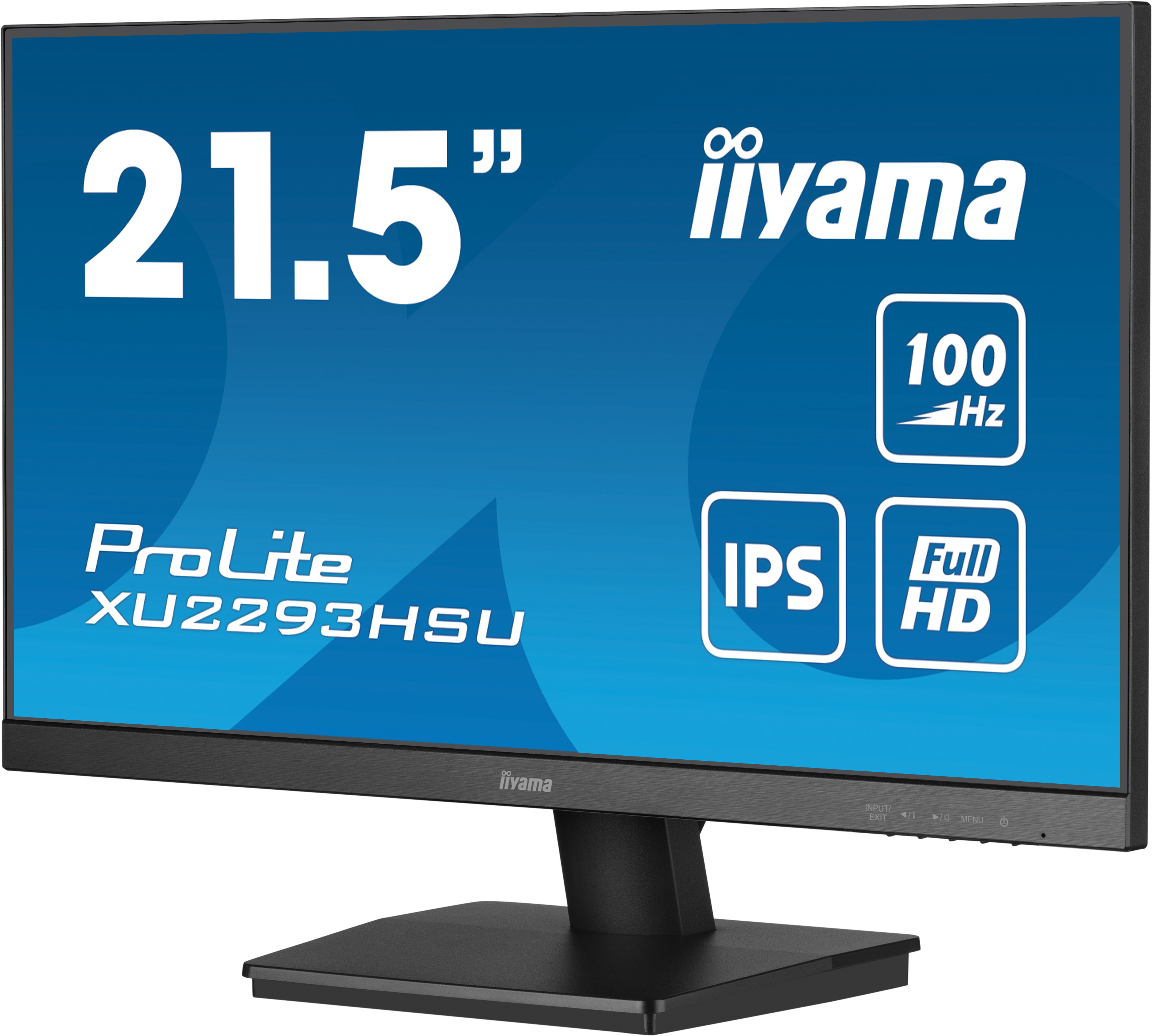 iiyama ProLite XU2293HSU-B7 Monitor 54.6cm (21.5") Full HD, IPS, 1ms, HDMI, Displayport, USB