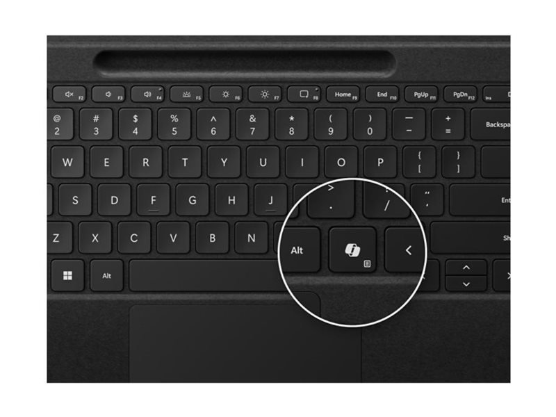 Microsoft Surface Pro Flex Keyboard - Tastatur - mit Touchpad, Beschleunigungsmesser, Surface Slim P