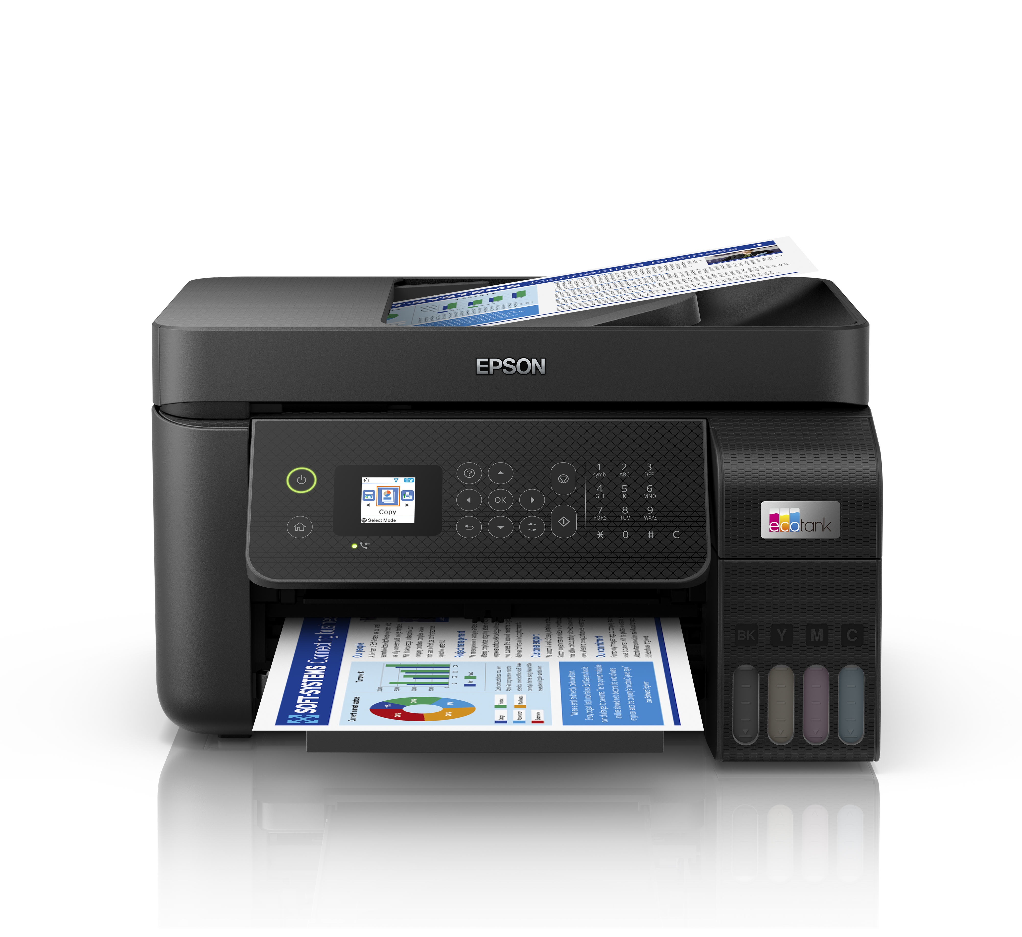 Epson EcoTank ET-4800 - Multifunktionsdrucker - Farbe - Tintenstrahl - wiederbefüllbar - A4 (Medien)