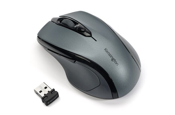 Kensington Pro Fit Mid-Size - Maus - Für Rechtshänder - optisch - 5 Tasten - kabellos - 2.4 GHz - ka