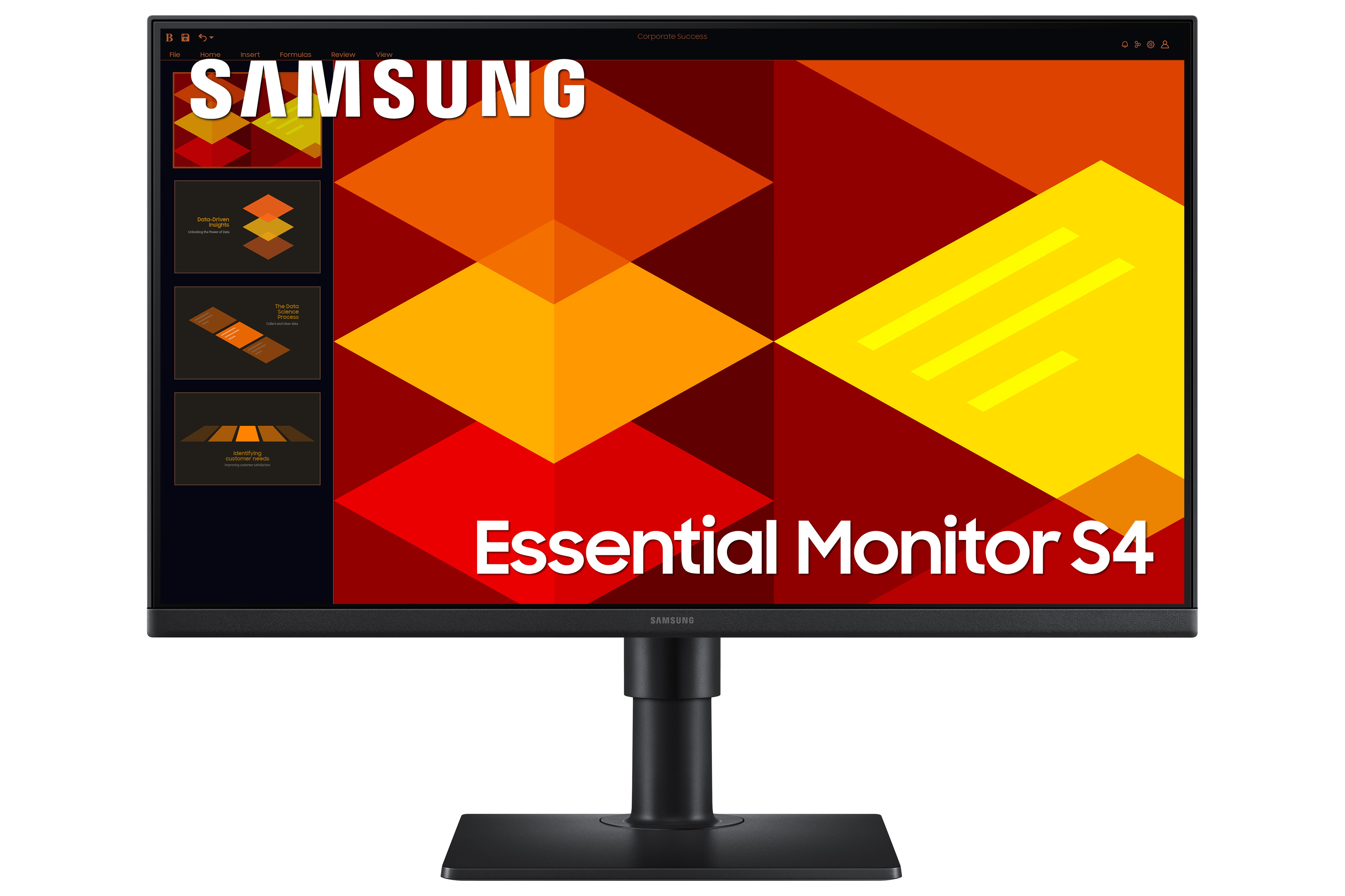 Samsung Essential S4 S24D402GAU - S40GD Series - LED-Monitor - 60 cm (24")