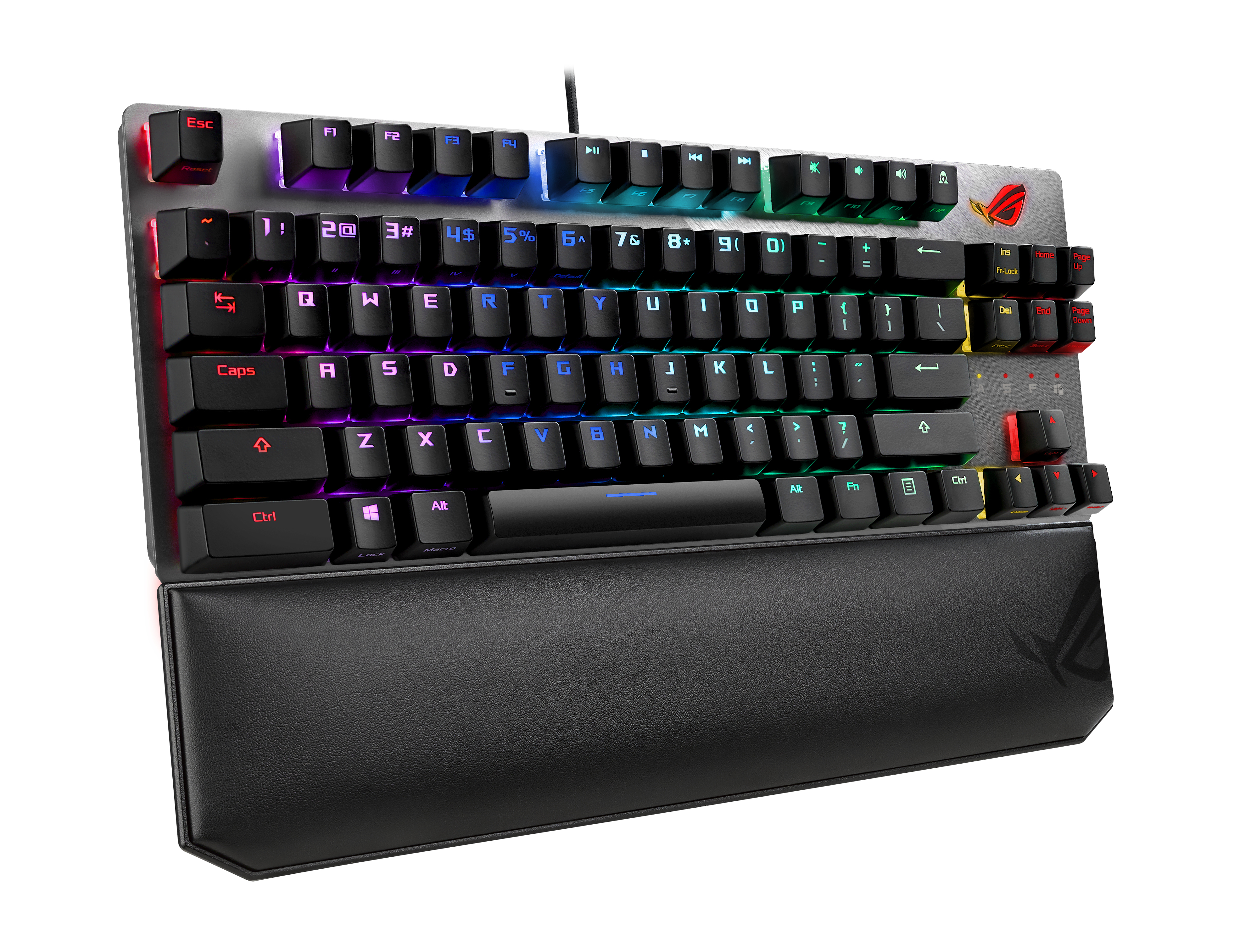 ASUS ROG Strix Scope NX TKL Deluxe, 80%, Kabelgebunden, USB, Mechanischer Switch, RGB-LED, Schwarz,