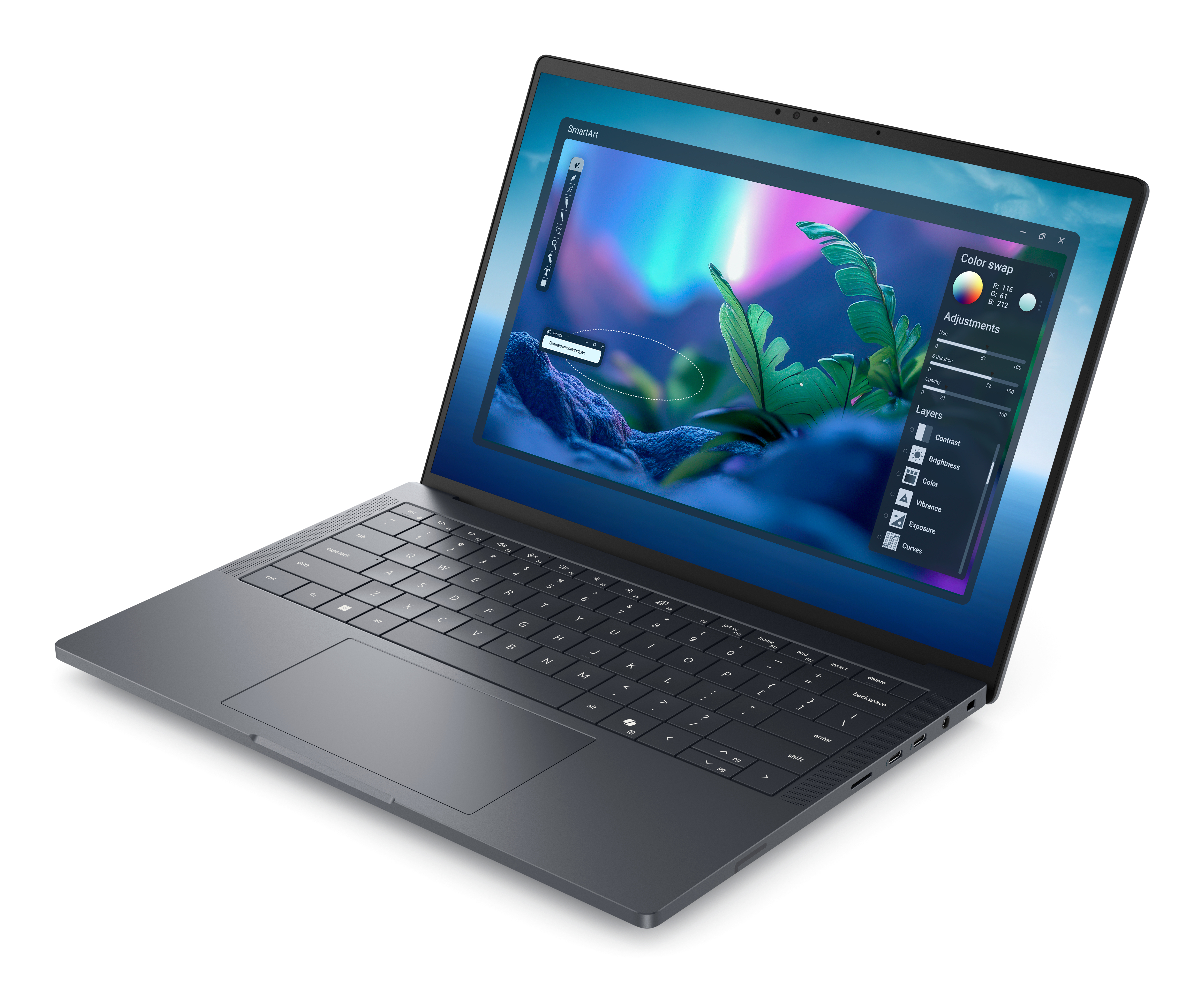 Dell Pro Max 14 Premium MA14250 - Intel Core Ultra 7 265H / 2.2 GHz - vPro Enterprise - Win 11 Pro -