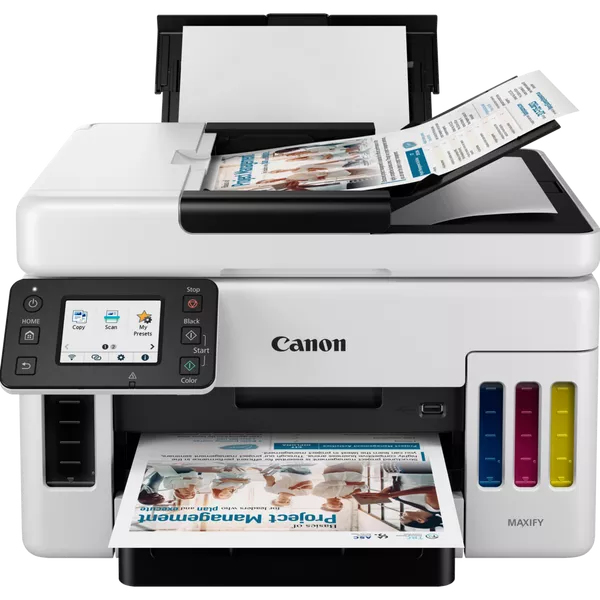 Canon MAXIFY GX6050 - Multifunktionsdrucker - Farbe - Tintenstrahl - wiederbefüllbar - Legal (216 x