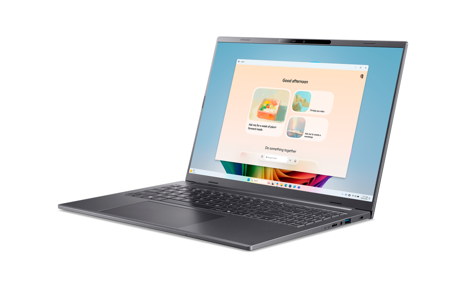 Acer Aspire 16 AI A16-11M - 180°-Scharnierdesign - Snapdragon X X1-26-100 - Win 11 Home - Qualcomm A