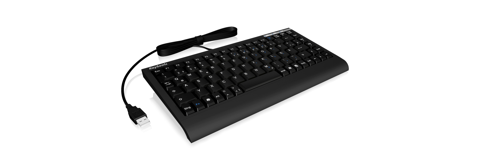 KeySonic ACK-595 C+ - Tastatur - PS/2, USB - USA
