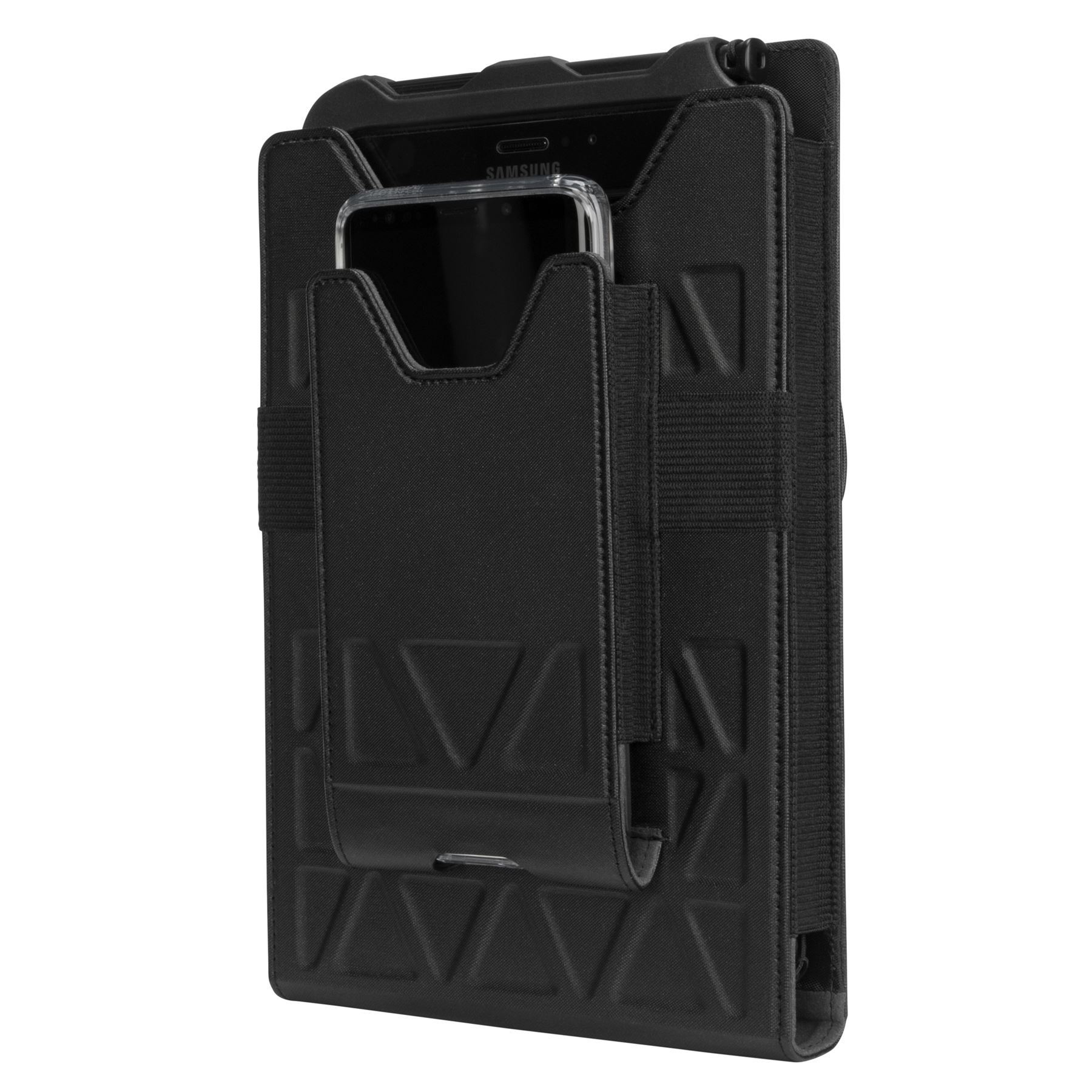 Targus Field-Ready Universal - Umhängetasche für Tablet - Polyurethan, Kunstleder - Schwarz - 17.8 c