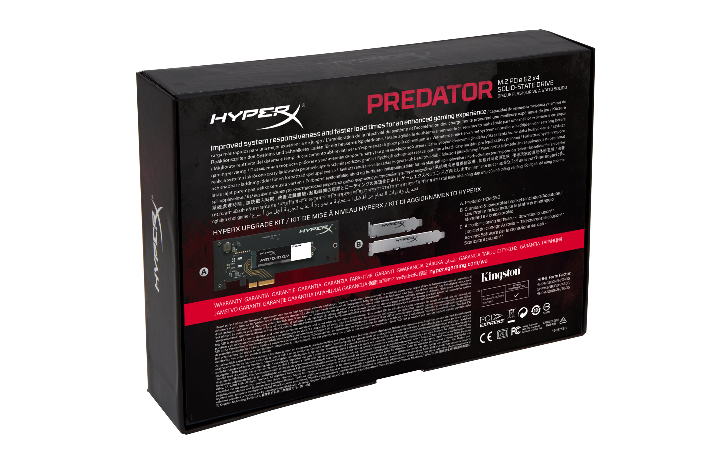 HyperX Predator - SSD - 480 GB - intern - M.2