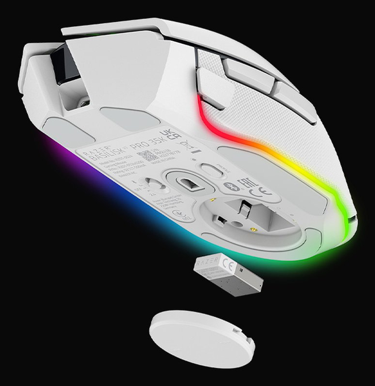 Razer Basilisk V3 pro 35K - Maus - ergonomisch - Für Rechtshänder - optisch - 11 Tasten - kabellos,
