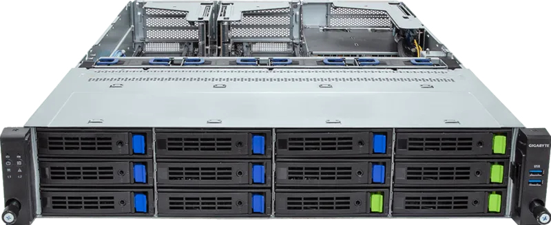 Gigabyte R263-S30-AAC1, Intel C741, LGA 4677 (Socket E), Intel, Intel® Xeon®, Intel® Xeon®, GDDR5
