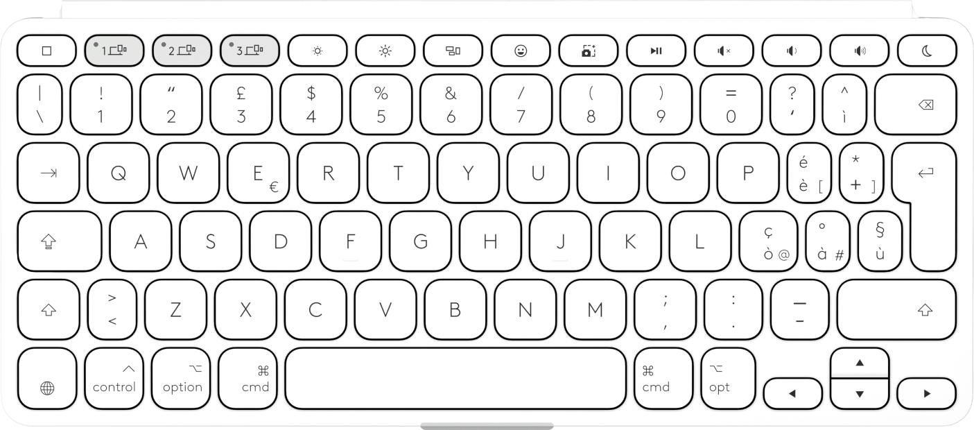 Logitech Keys-To-Go 2 for iPad - Tastatur - eingebaute