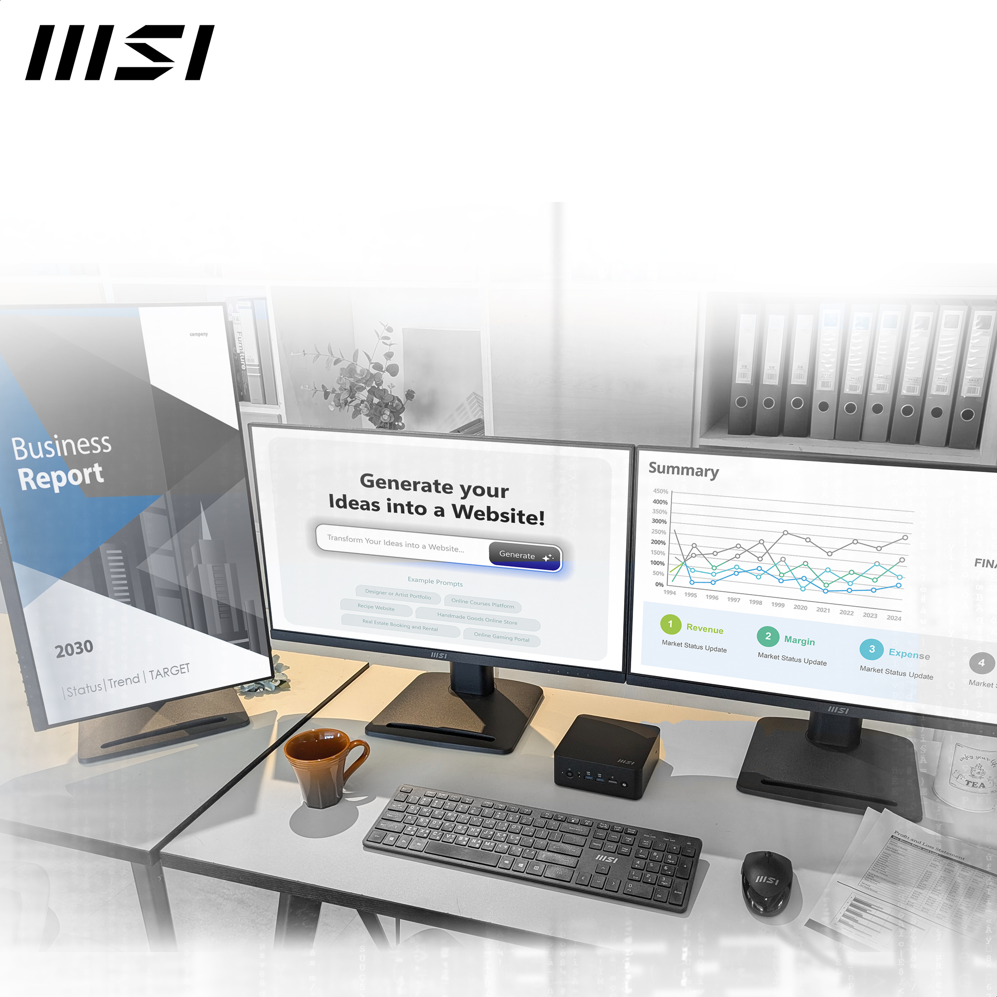 MSI Cubi NUC AI+ 2MG-065AT, Core Ultra 5 226V, 16GB, 512GB SSD, Win11 Pro