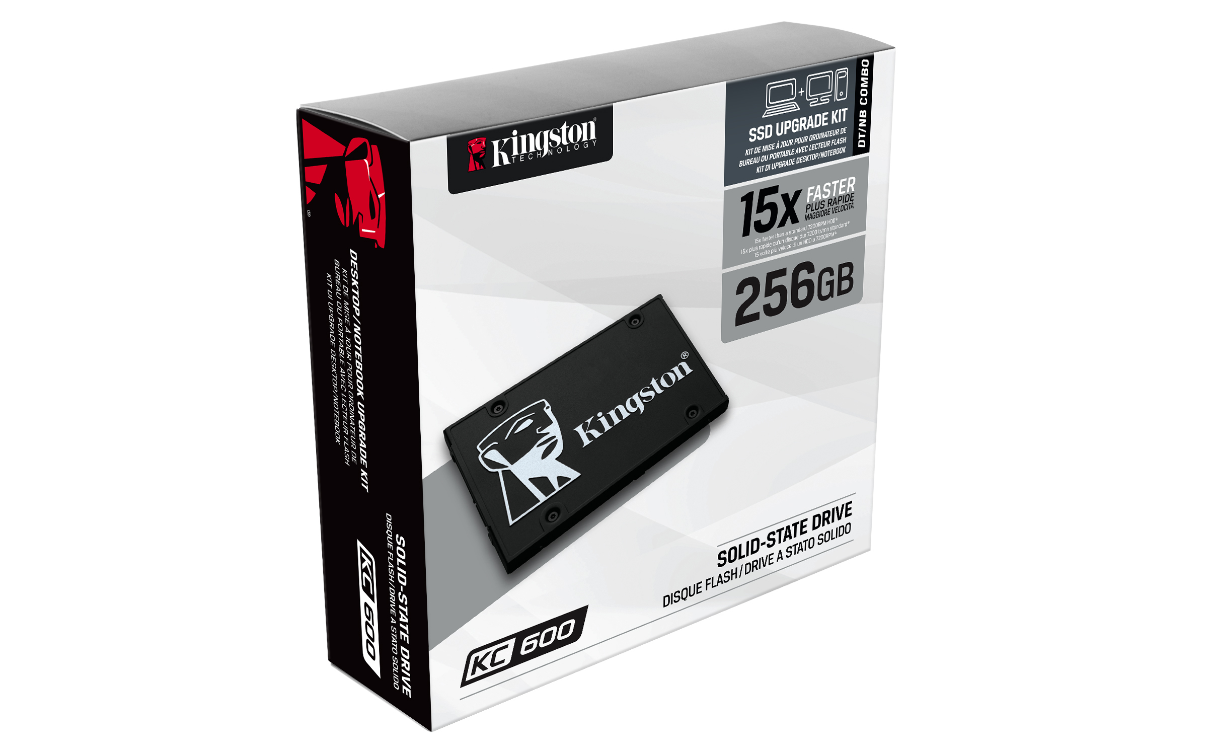 Kingston SSDNow KC600 256GB, 2.5" / SATA 6Gb/s