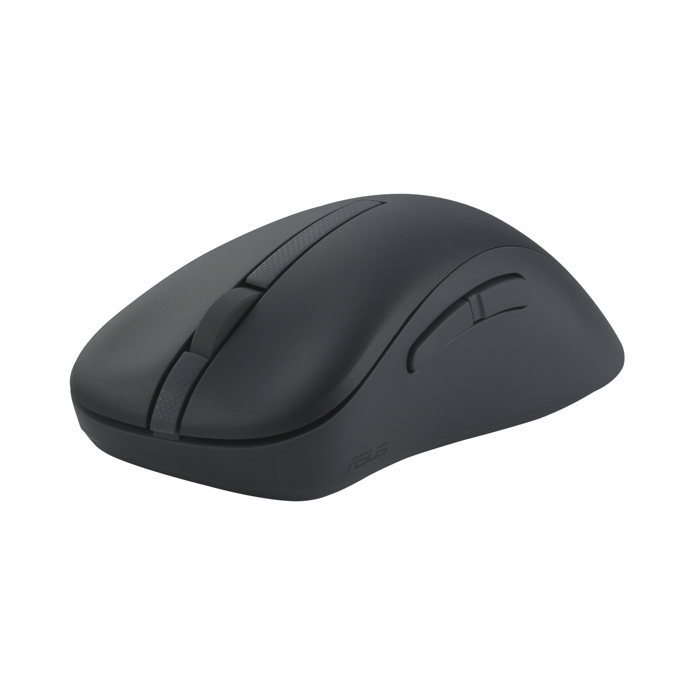 ASUS MD102 - Maus - ergonomisch - optisch - 5 Tasten - kabellos - Bluetooth, 2.4 GHz - kabelloser Em