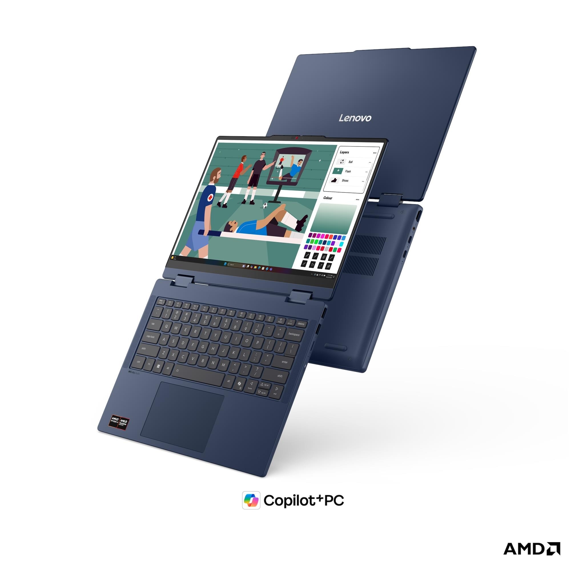 Lenovo IdeaPad 5 2-in-1 14AGP11, 14" WUXGA Touch, AMD Ryzen™ AI 5 430, 16GB RAM, 512GB SSD, Win11