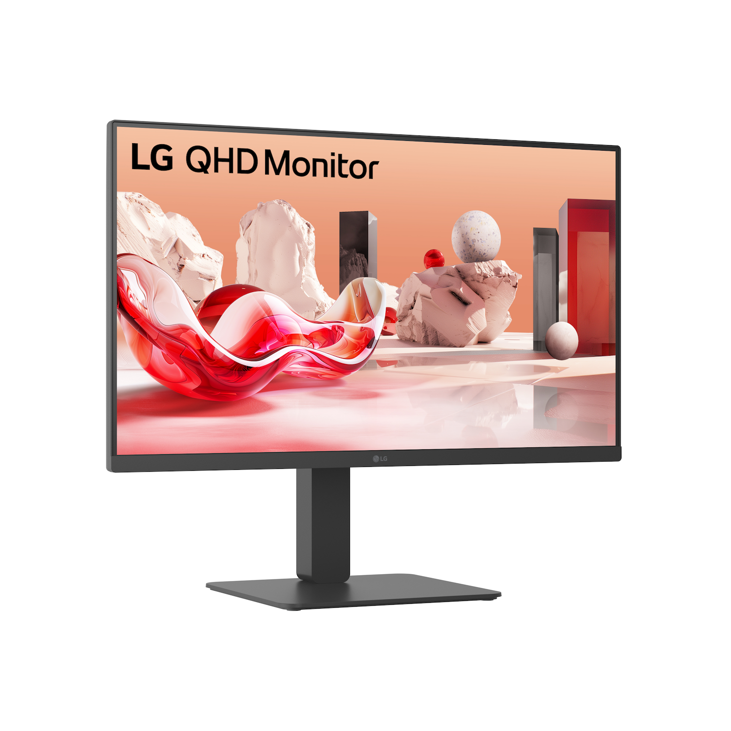 B-WARE - LG 27BA45QB-B Monitor 68,6 cm (27") WQHD, IPS, 5ms, HDMI, Displayport, Lautsprecher