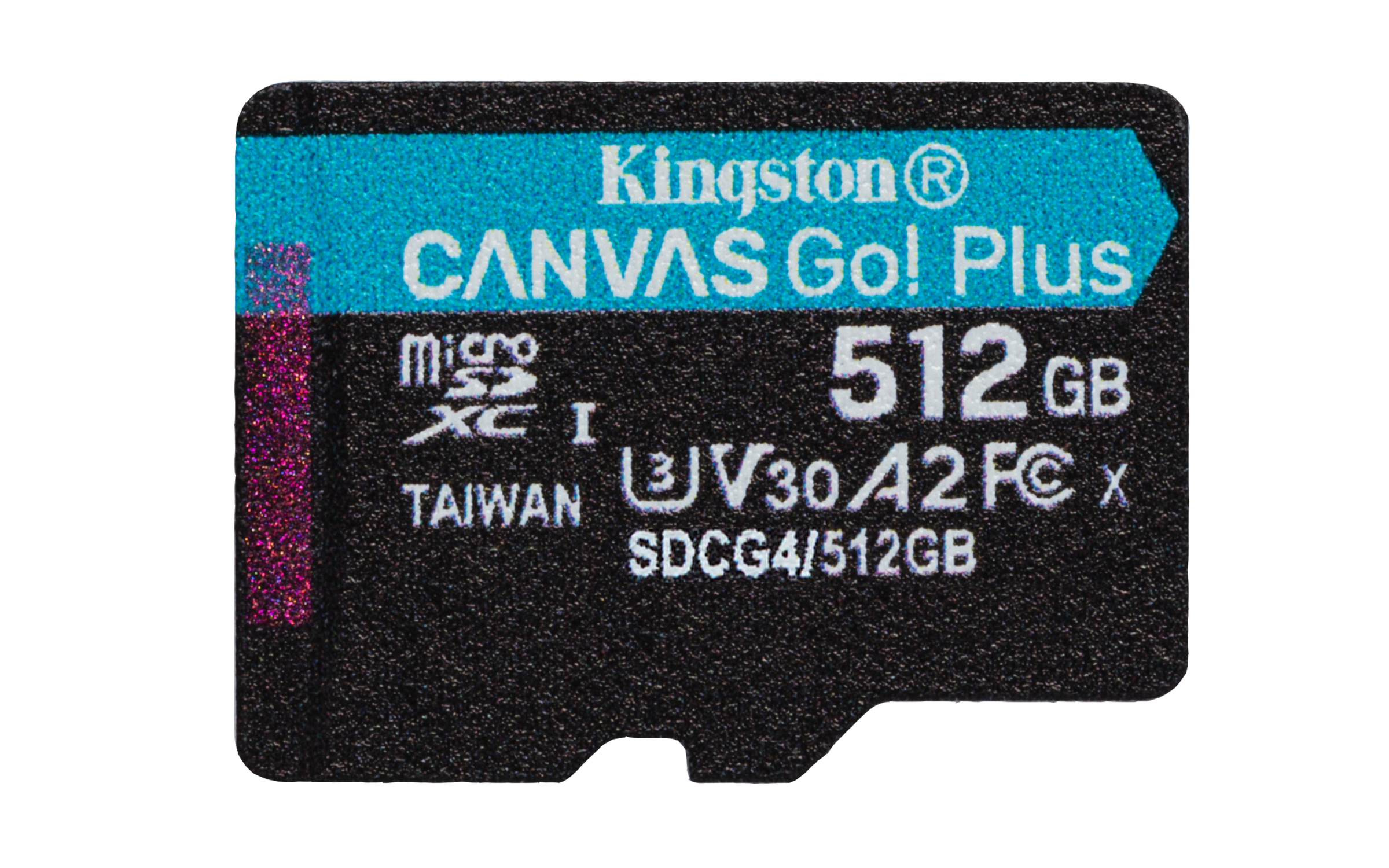Kingston Canvas Go! Plus - Flash-Speicherkarte (microSDXC-an-SD-Adapter inbegriffen)