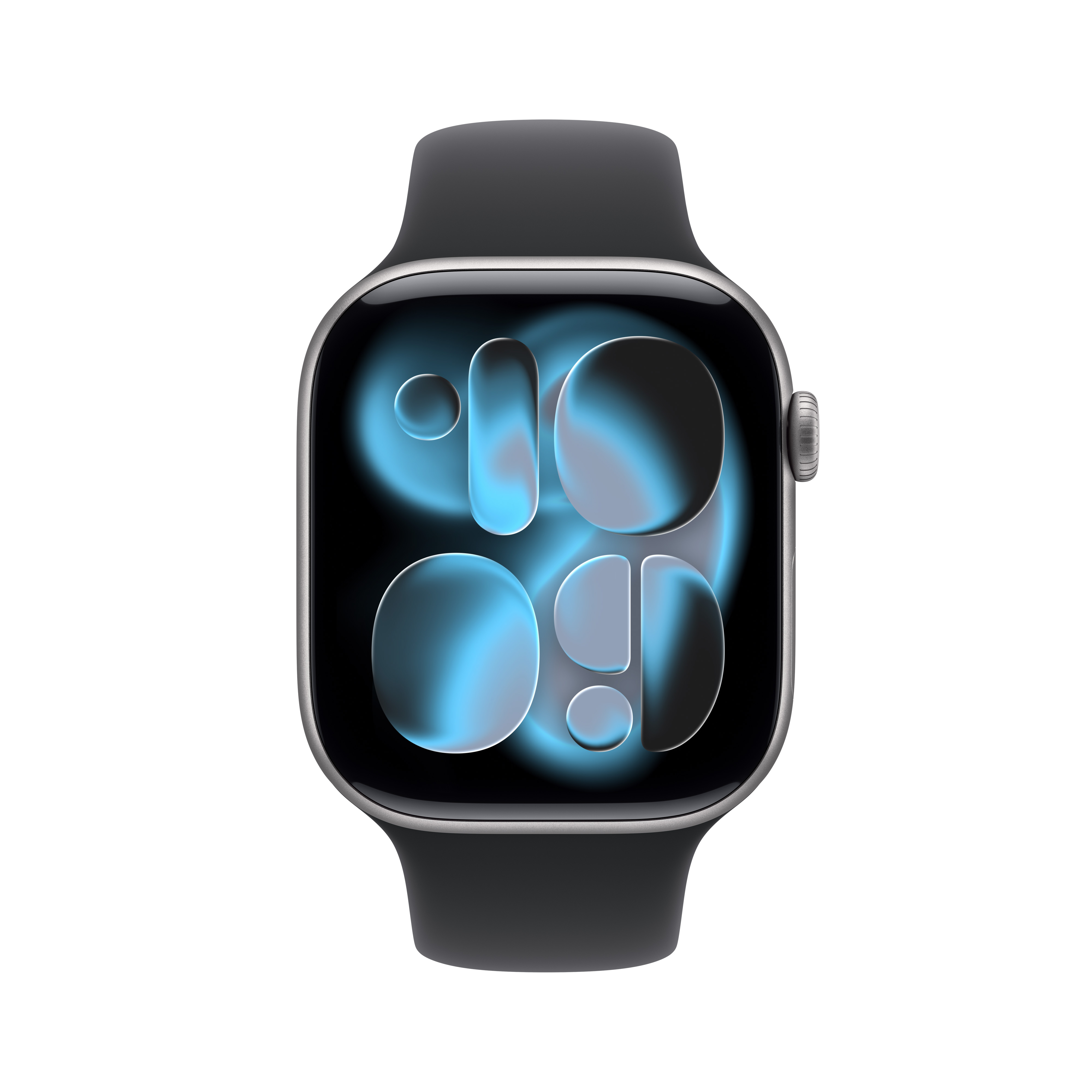 Apple Watch Series 11 (GPS + Cellular) 46mm Aluminium space grau mit Sportarmband M/L schwarz