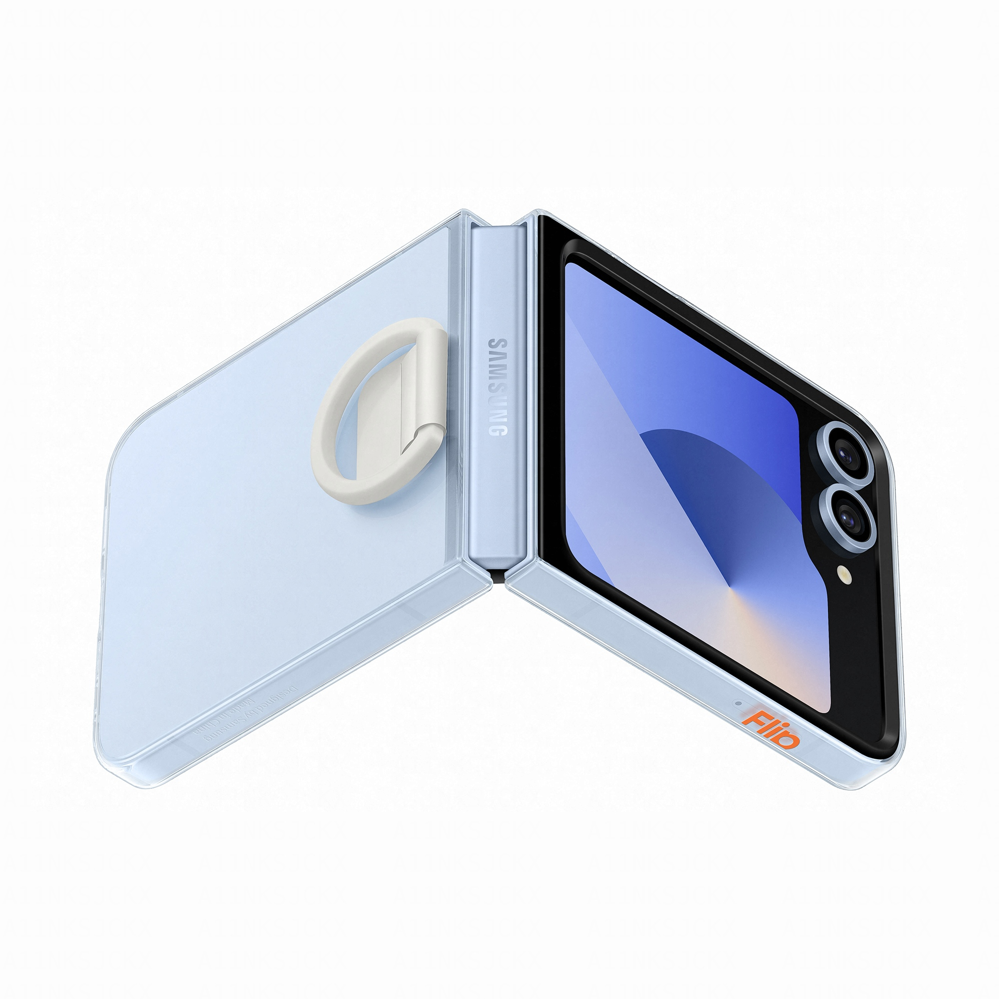 Samsung EF-QF741CTEGWW, Cover, Samsung, Galaxy Z Flip6, 17 cm (6.7"), Transparent