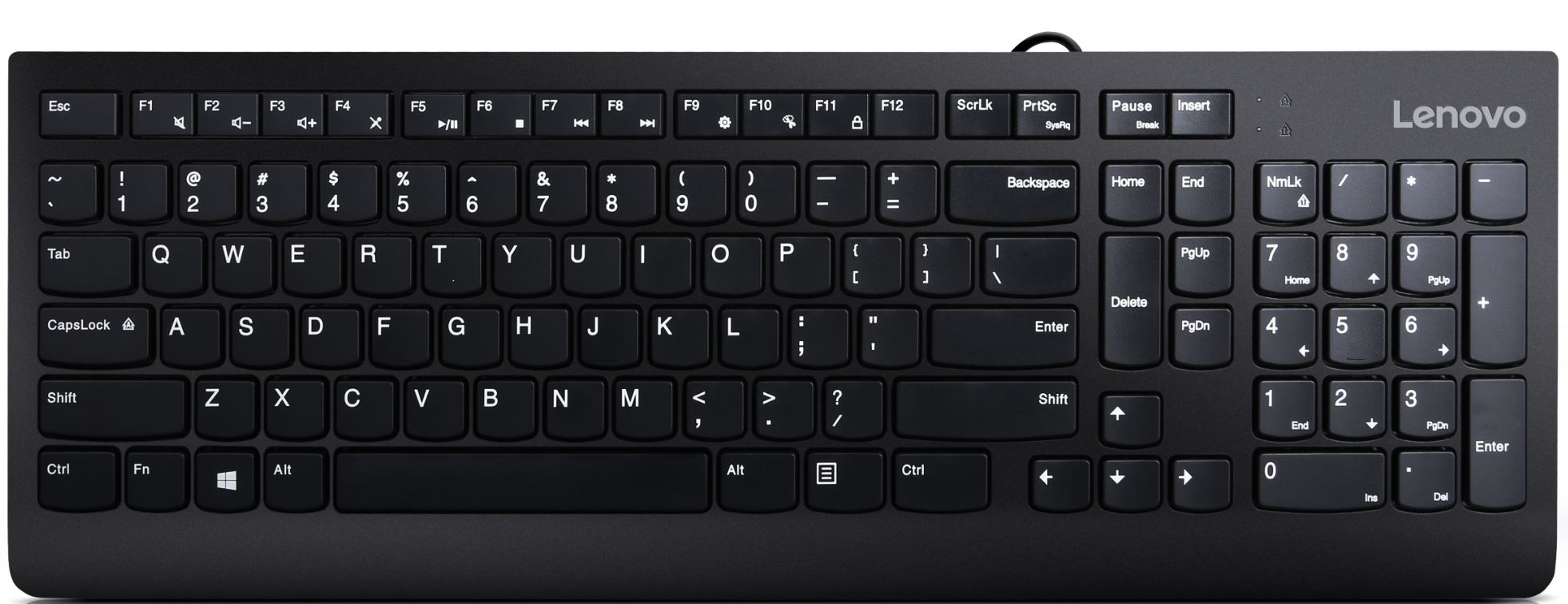 Lenovo 300 - Tastatur - USB - Deutsch - Schwarz