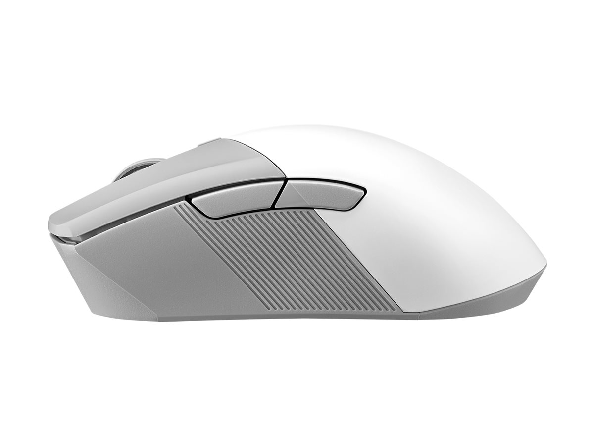 ASUS ROG Gladius III Wireless Aimpoint White, rechts, Optisch, RF Wireless + Bluetooth + USB Type-A,