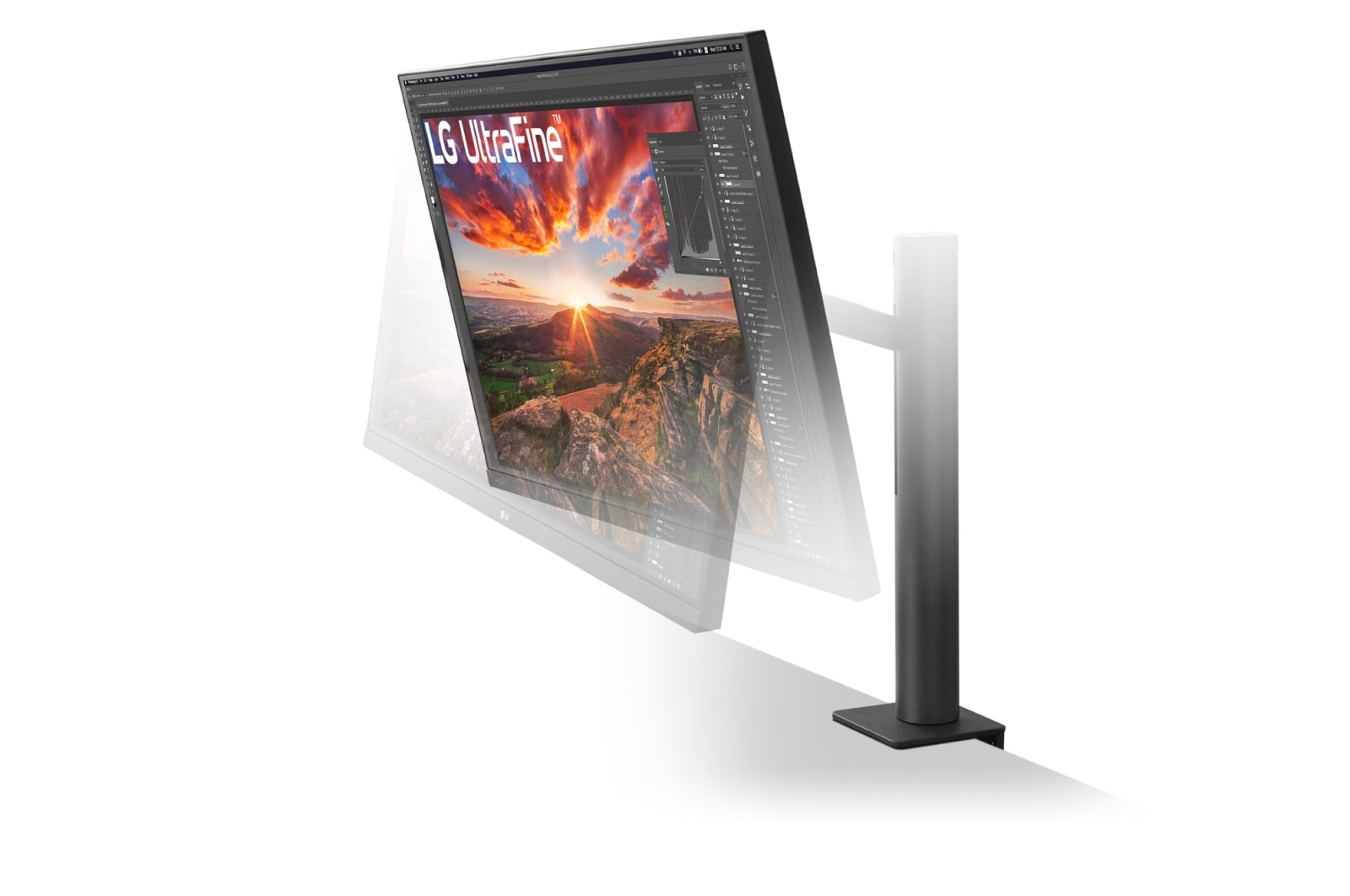 LG UltraFine 32UN880K-B Monitor 81.3cm (32") 4K UHD, IPS, 5ms, HDMI, Displayport, USB